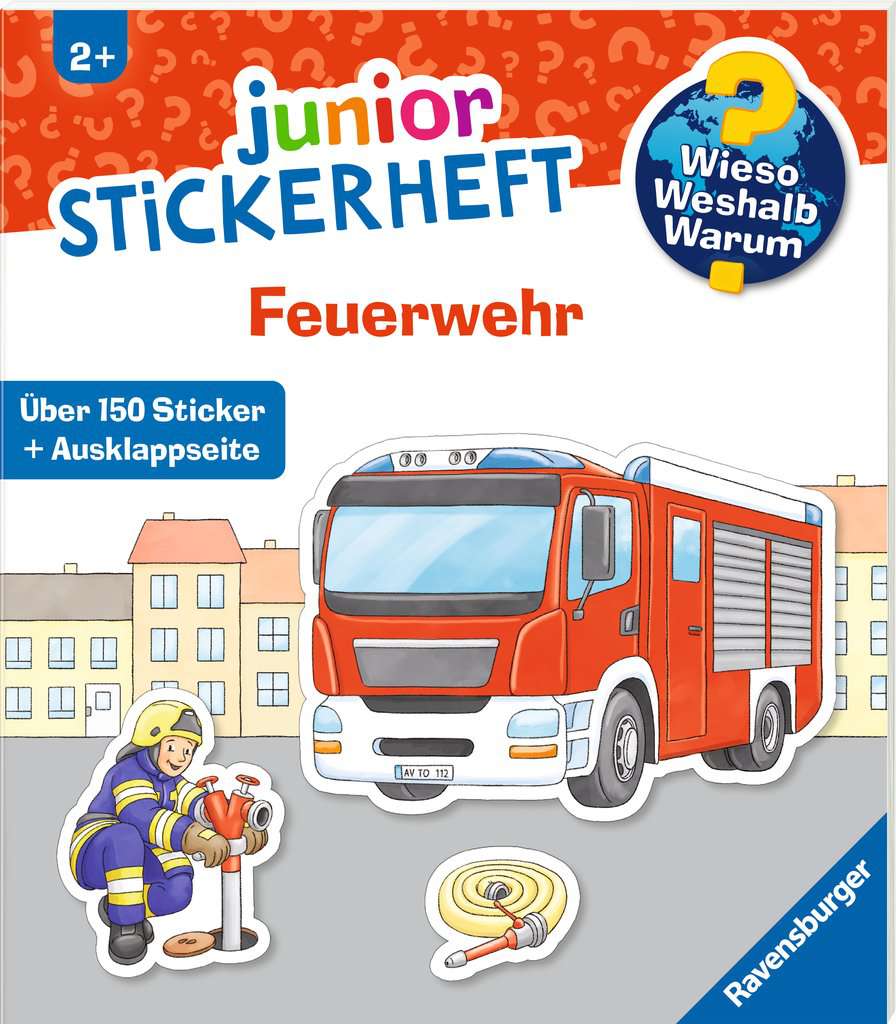WWW Junior Stickerheft Feuerwehr 60.105 - Bild 1