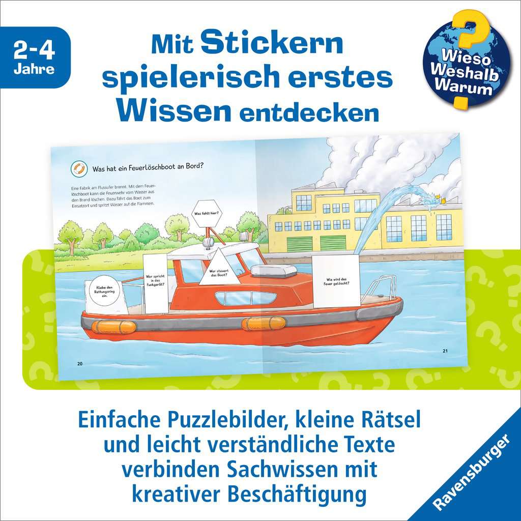 WWW Junior Stickerheft Feuerwehr 60.105 - Bild 3