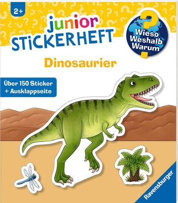 WWW Junior Stickerheft Dinosaurier 60.106