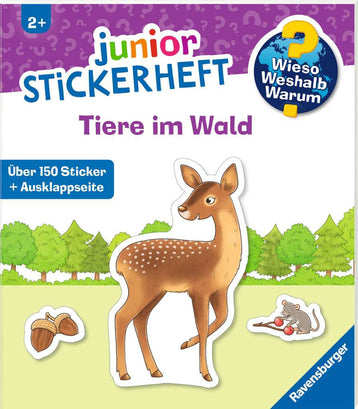 WWW Junior Stickerheft Tiere im Wald 60.108