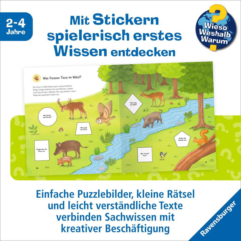 WWW Junior Stickerheft Tiere im Wald 60.108 - Bild 3
