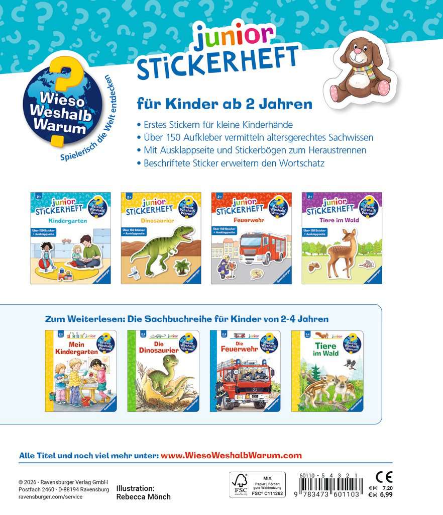 WWW Junior Stickerheft Kindergarten 60.110 - Bild 2