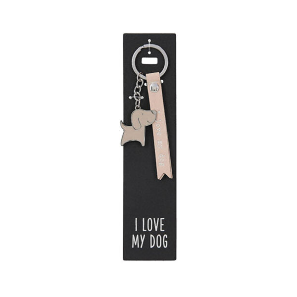 Schlüsselanhänger: I love my Dog - Bild 1