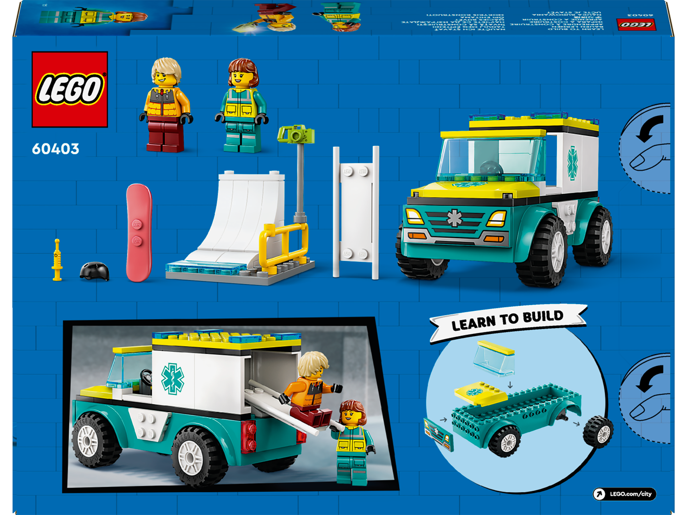 LEGO City Rettungswagen und Snowboarder 60403 - Bild 8