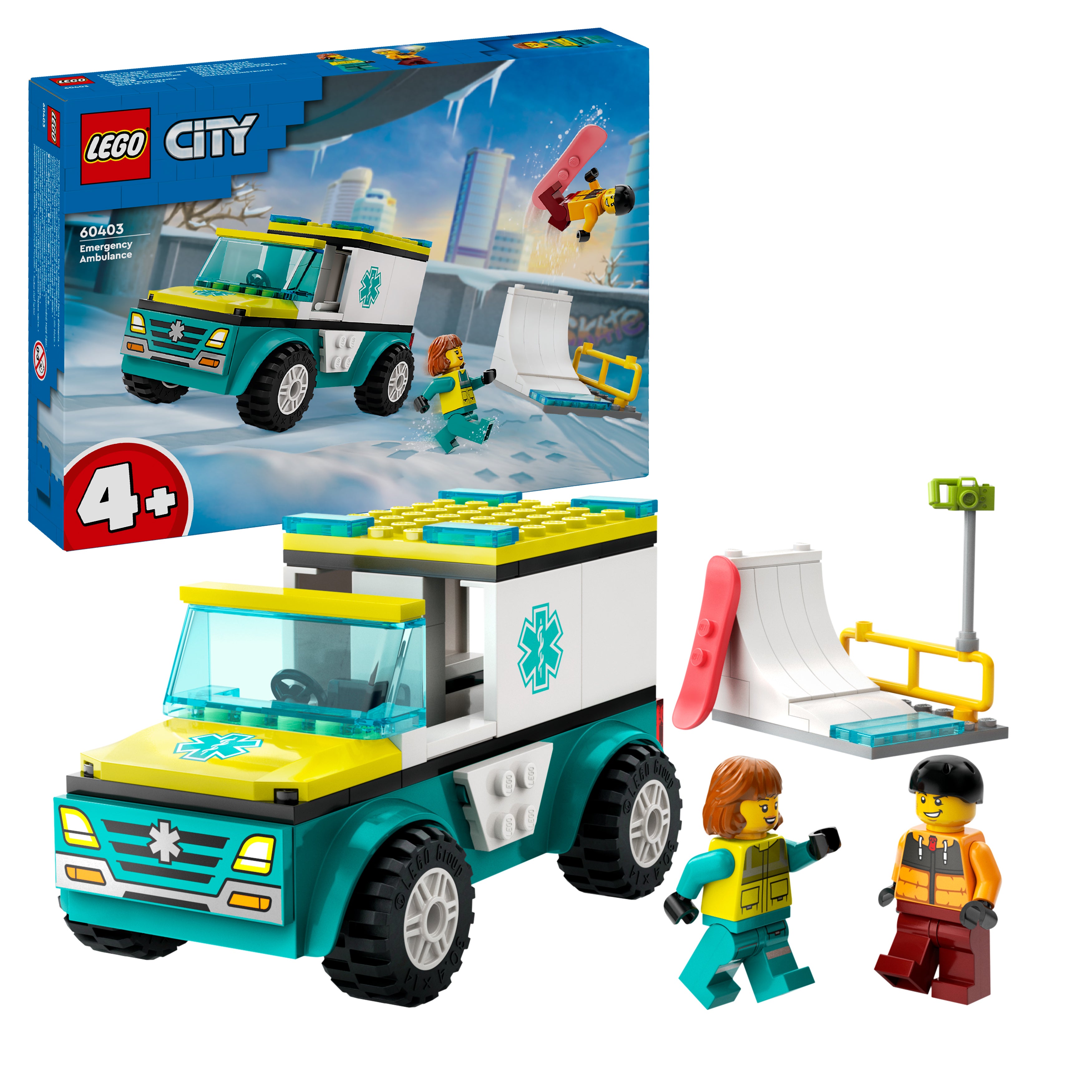 LEGO City Rettungswagen und Snowboarder 60403 - Bild 7