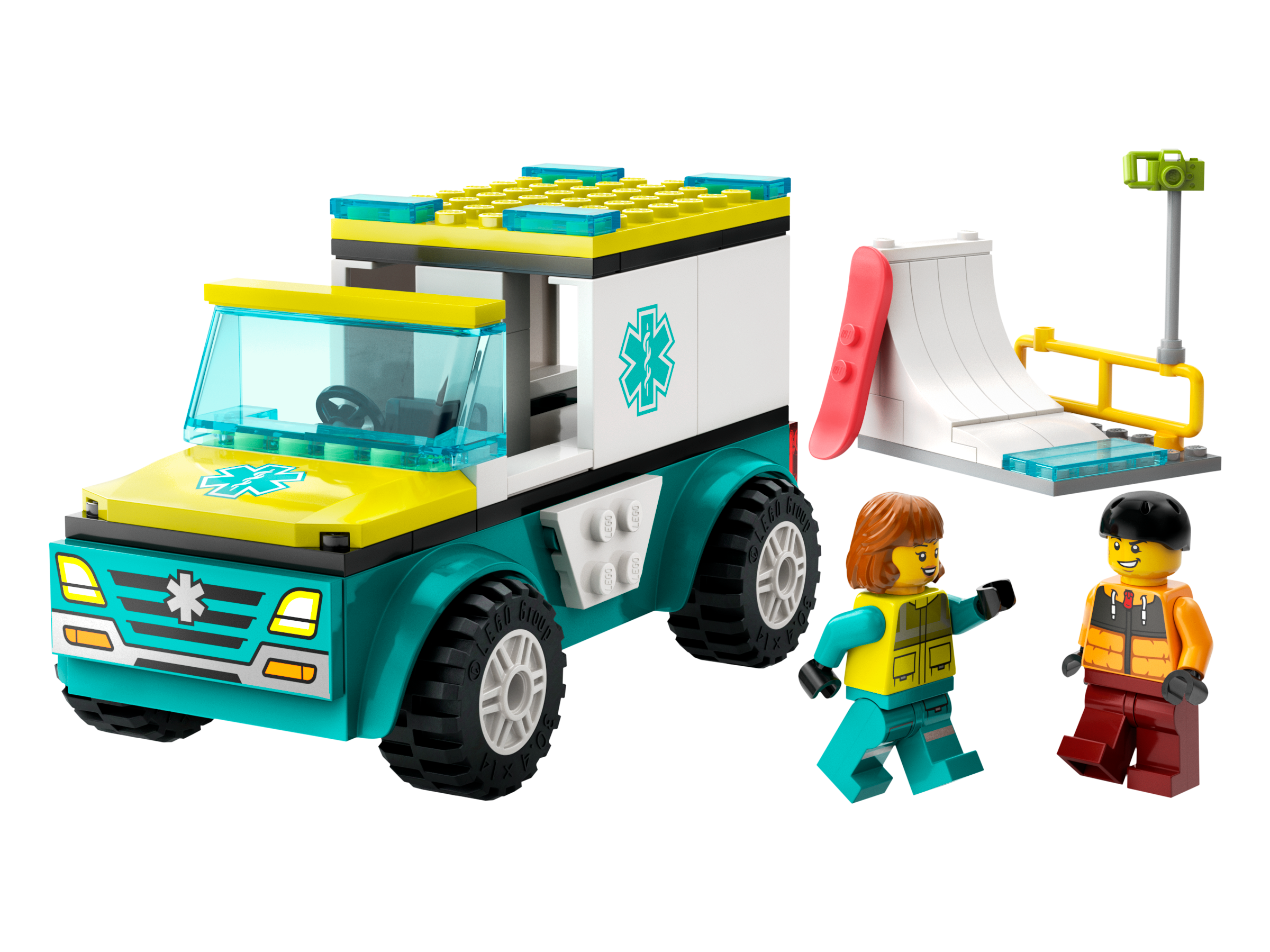 LEGO City Rettungswagen und Snowboarder 60403 - Bild 2