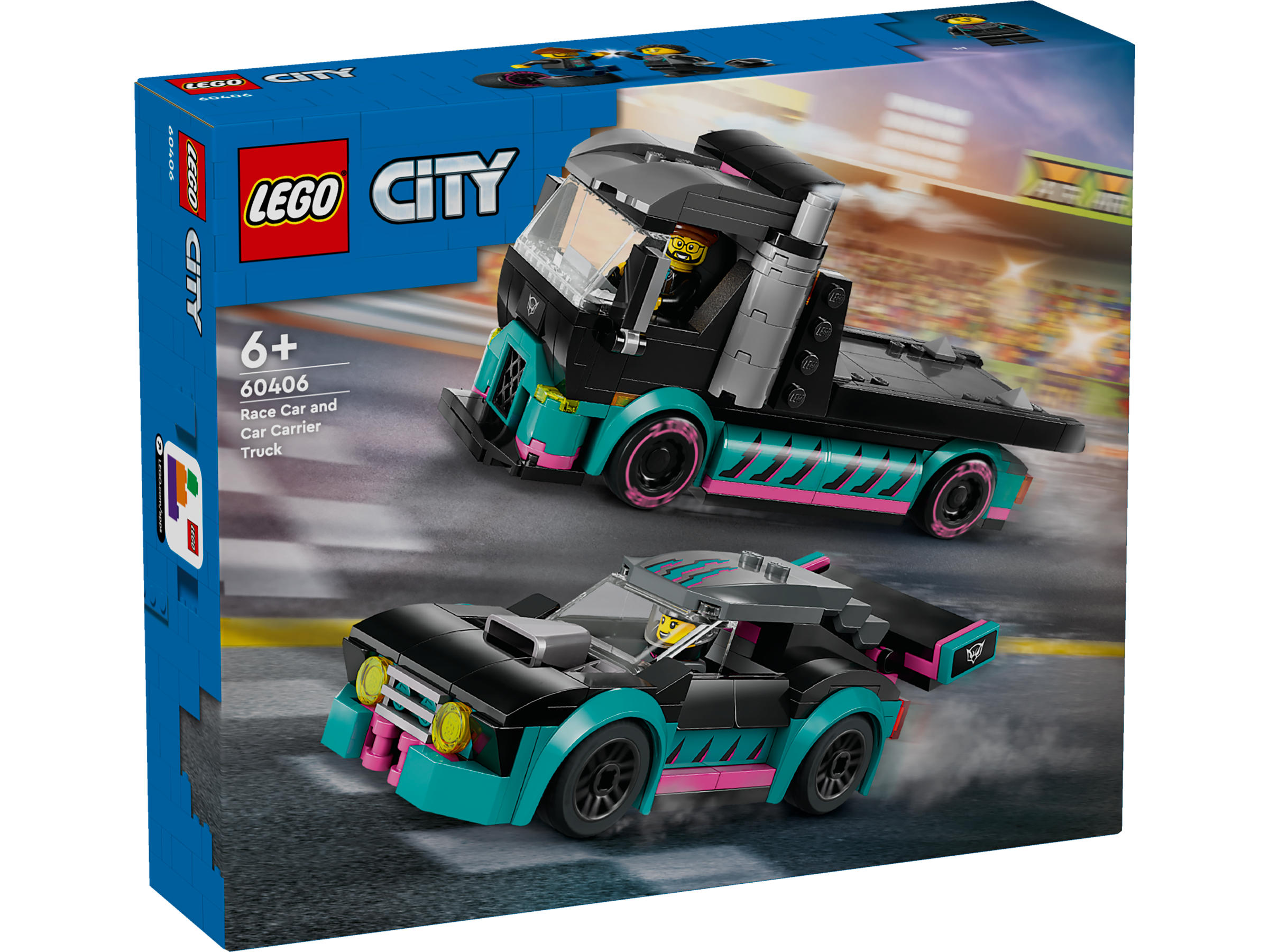 LEGO City Autotransporter mit Rennwagen 60406 - Bild 1