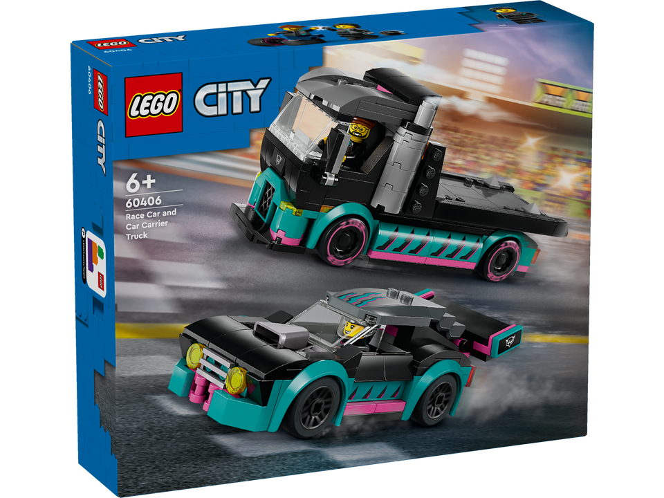 LEGO City Autotransporter mit Rennwagen 60406