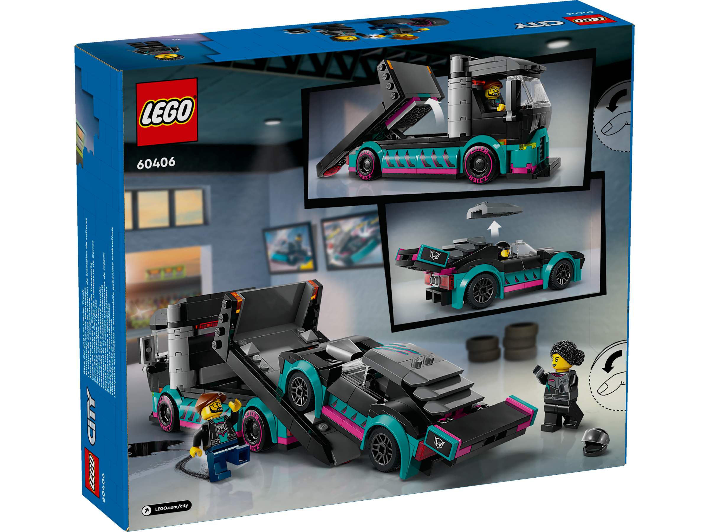 LEGO City Autotransporter mit Rennwagen 60406 - Bild 10