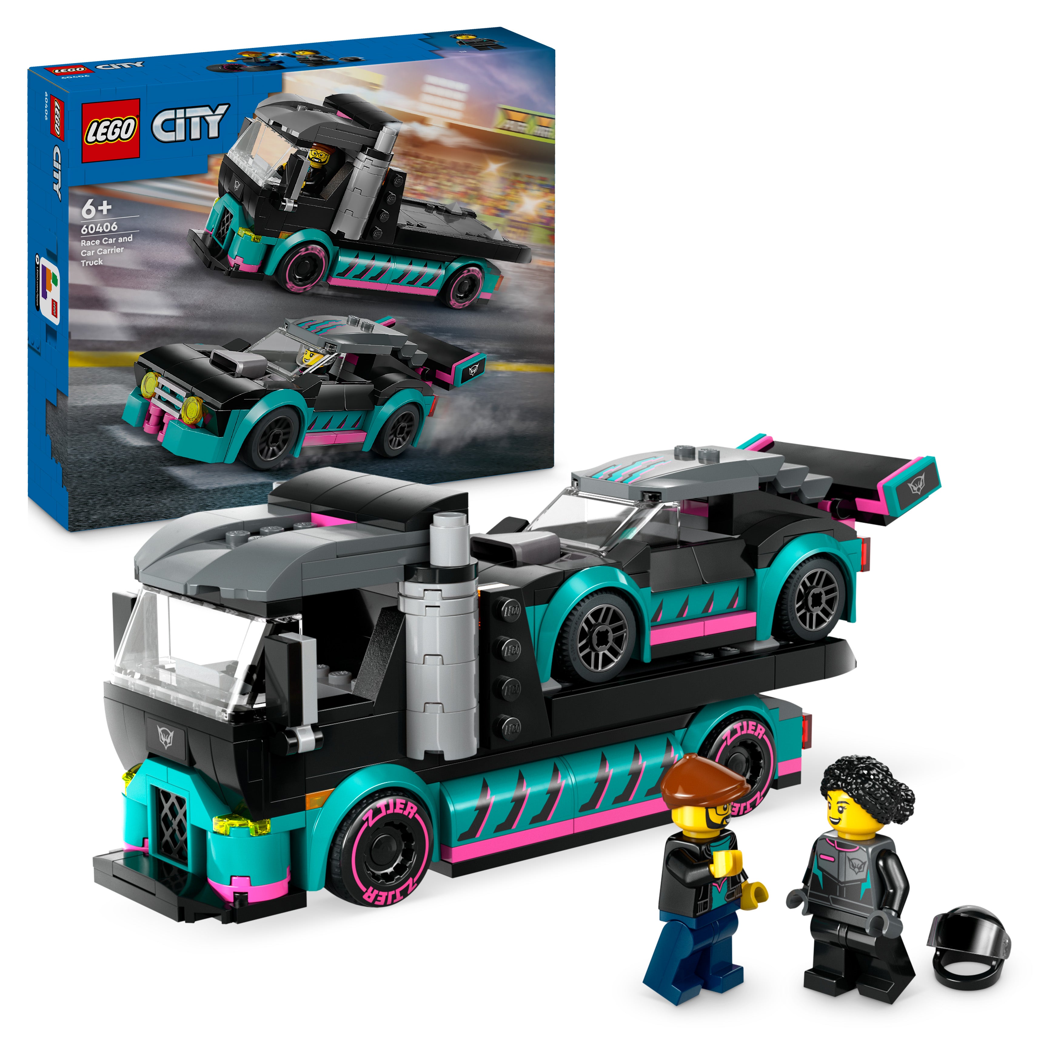 LEGO City Autotransporter mit Rennwagen 60406 - Bild 8