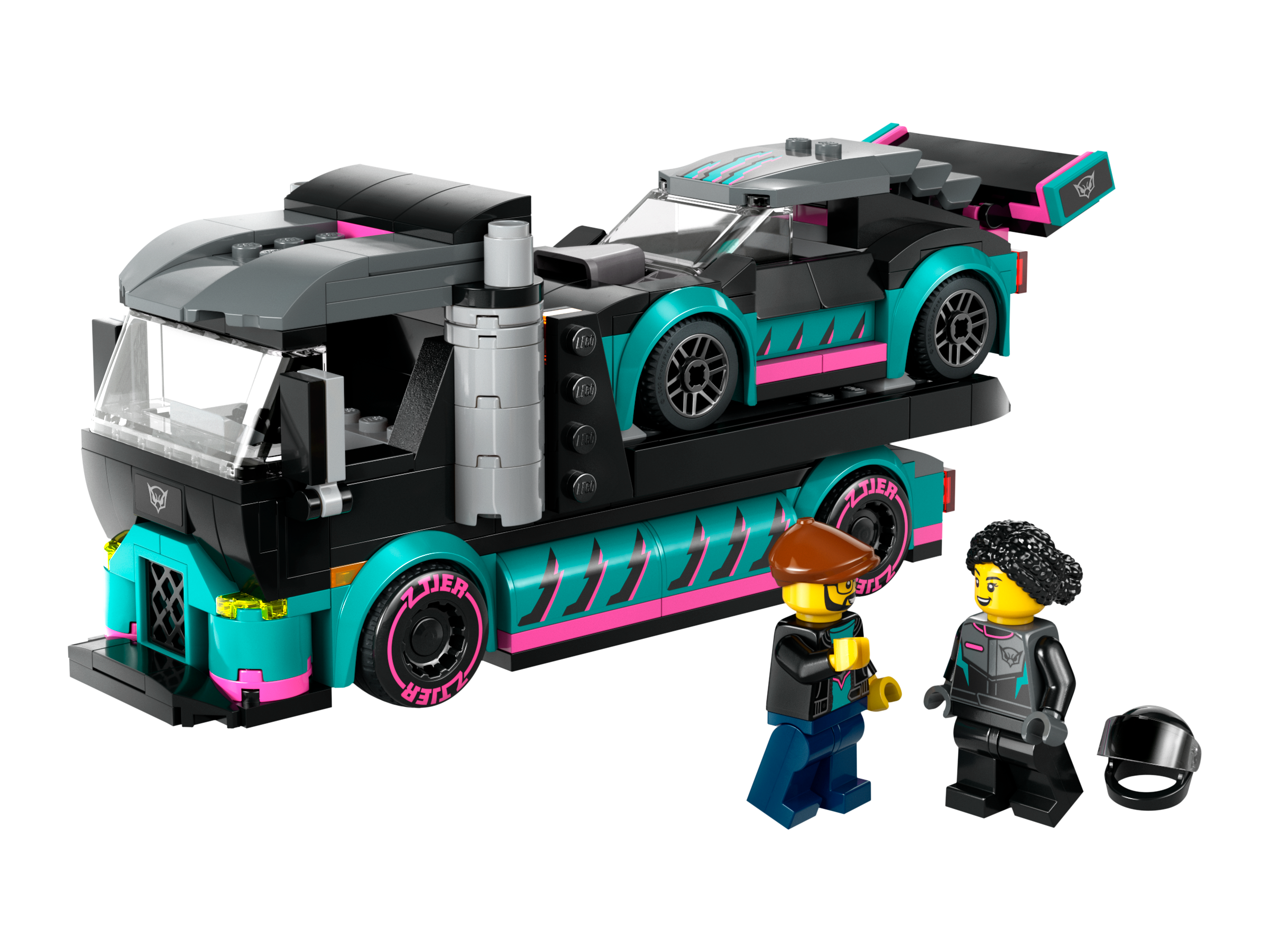 LEGO City Autotransporter mit Rennwagen 60406 - Bild 2