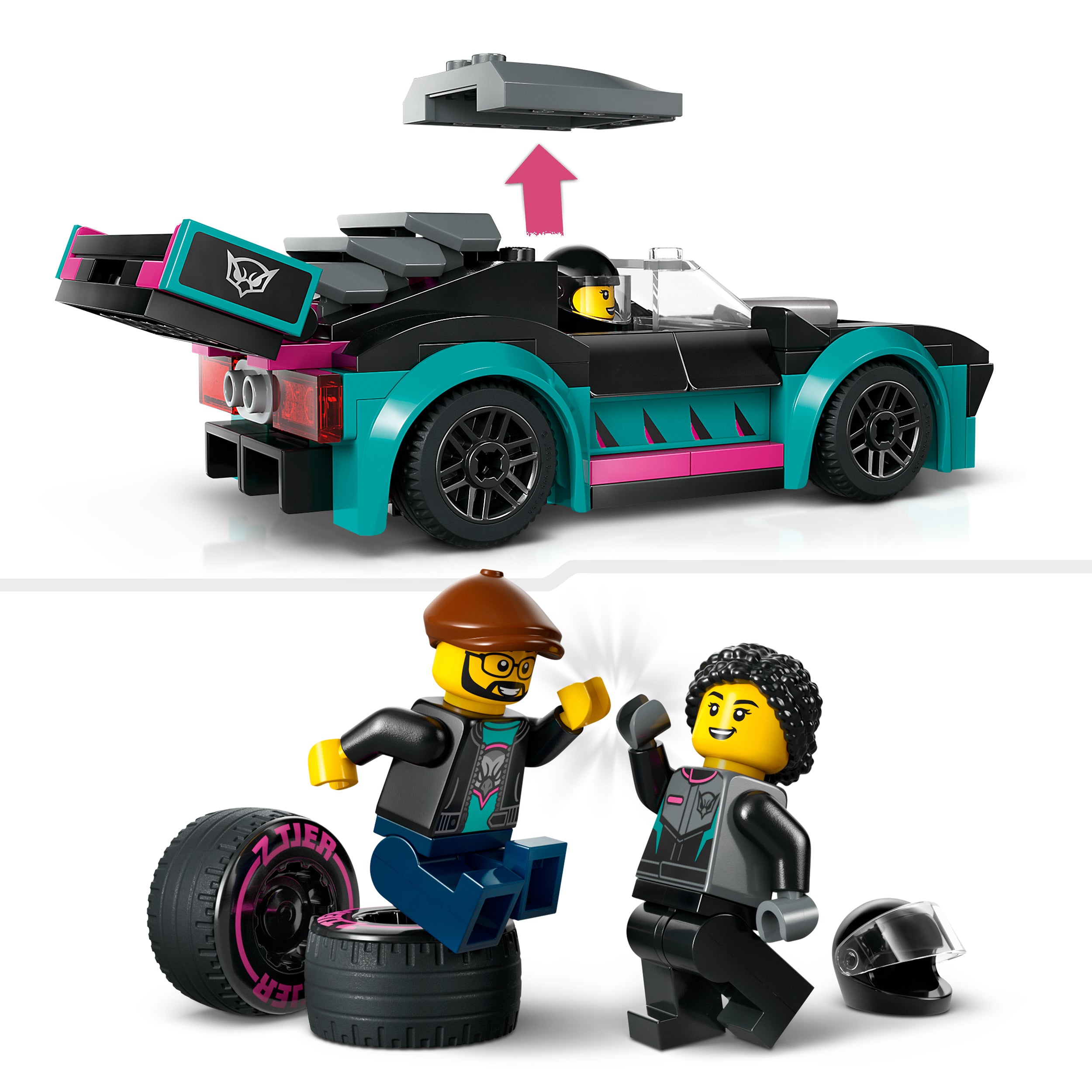 LEGO City Autotransporter mit Rennwagen 60406 - Bild 7
