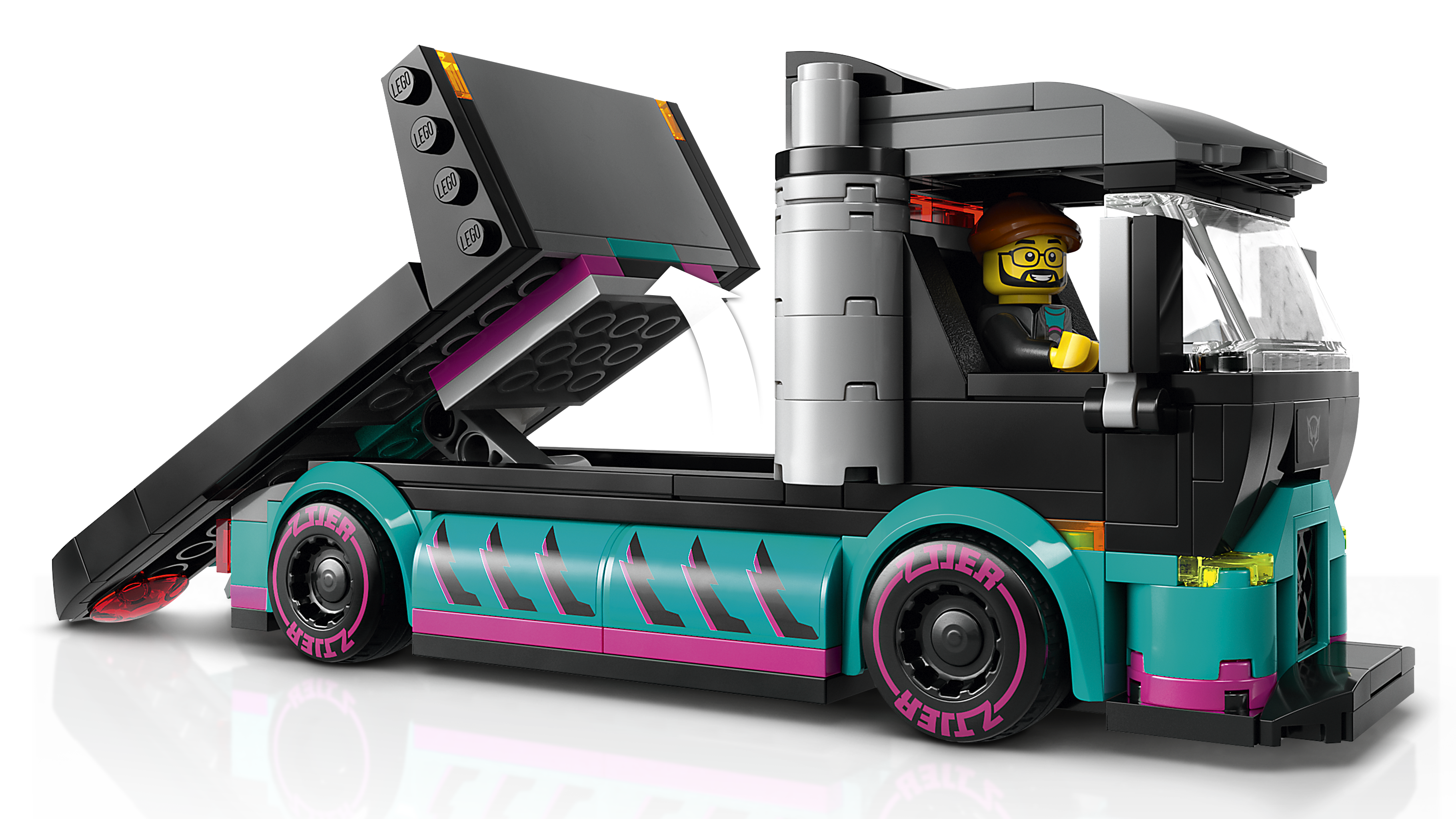 LEGO City Autotransporter mit Rennwagen 60406 - Bild 5