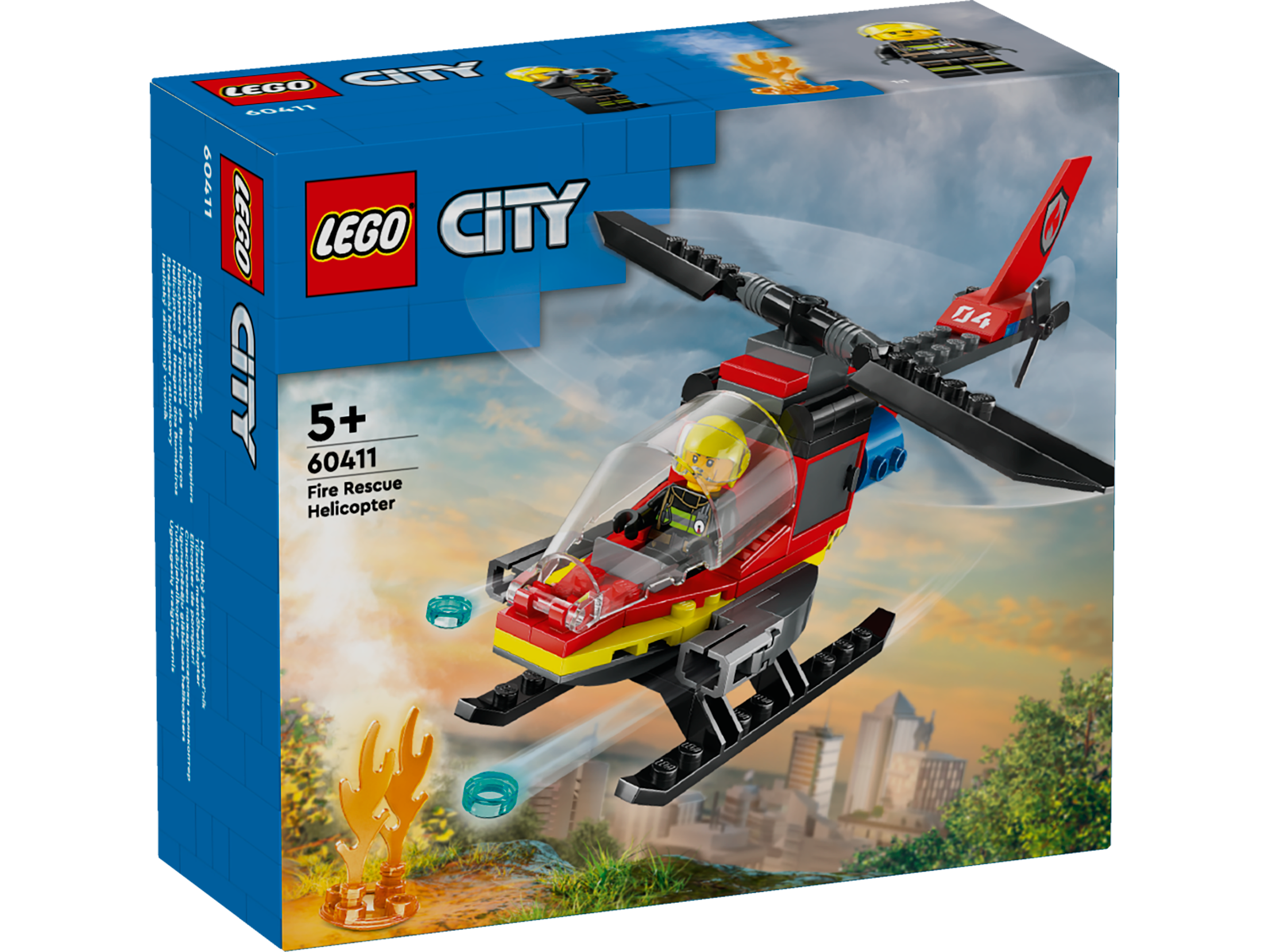 LEGO City Feuerwehrhubschrauber 60411 - Bild 1