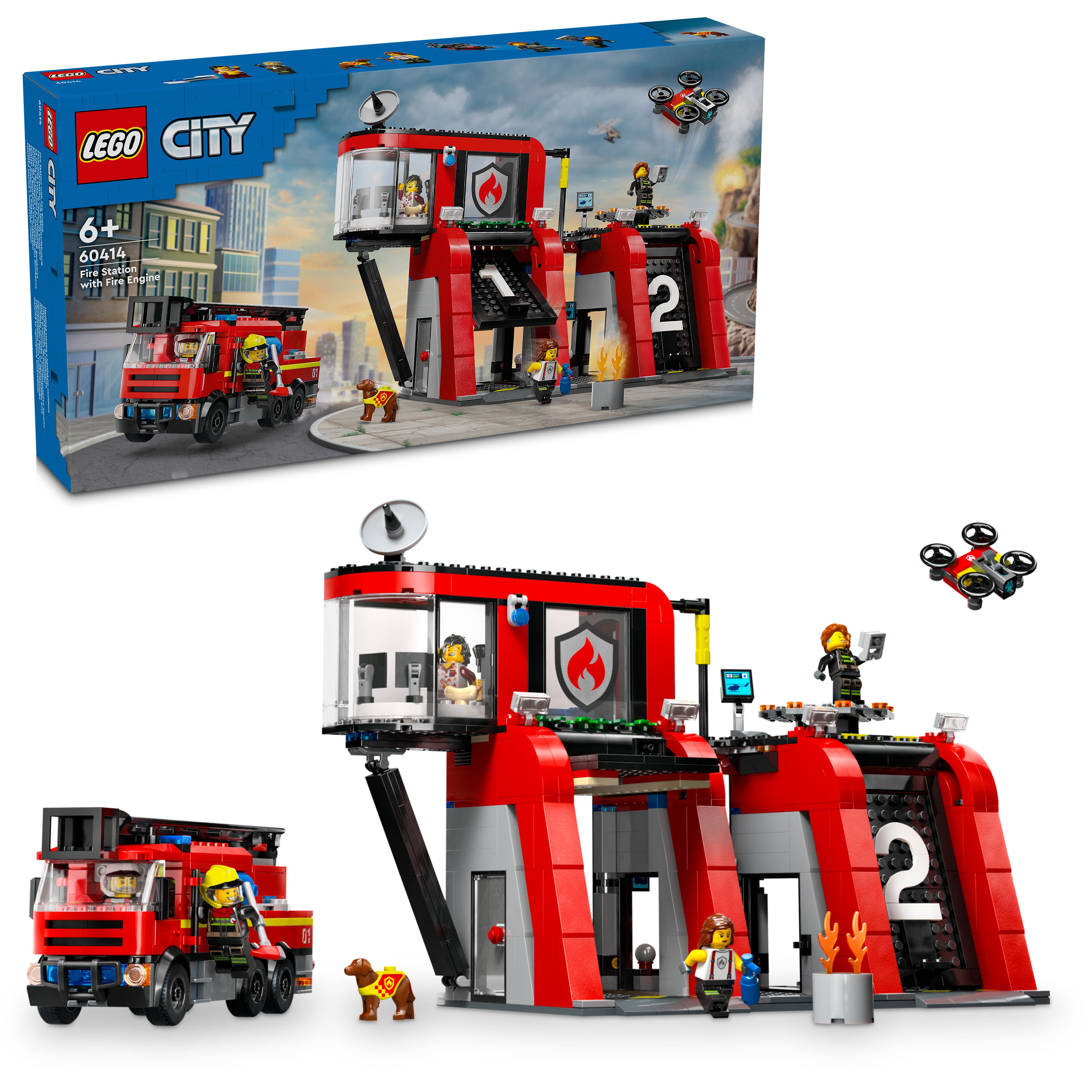 LEGO City Feuerwehrstation mit Drehleiter 60414 - Bild 7