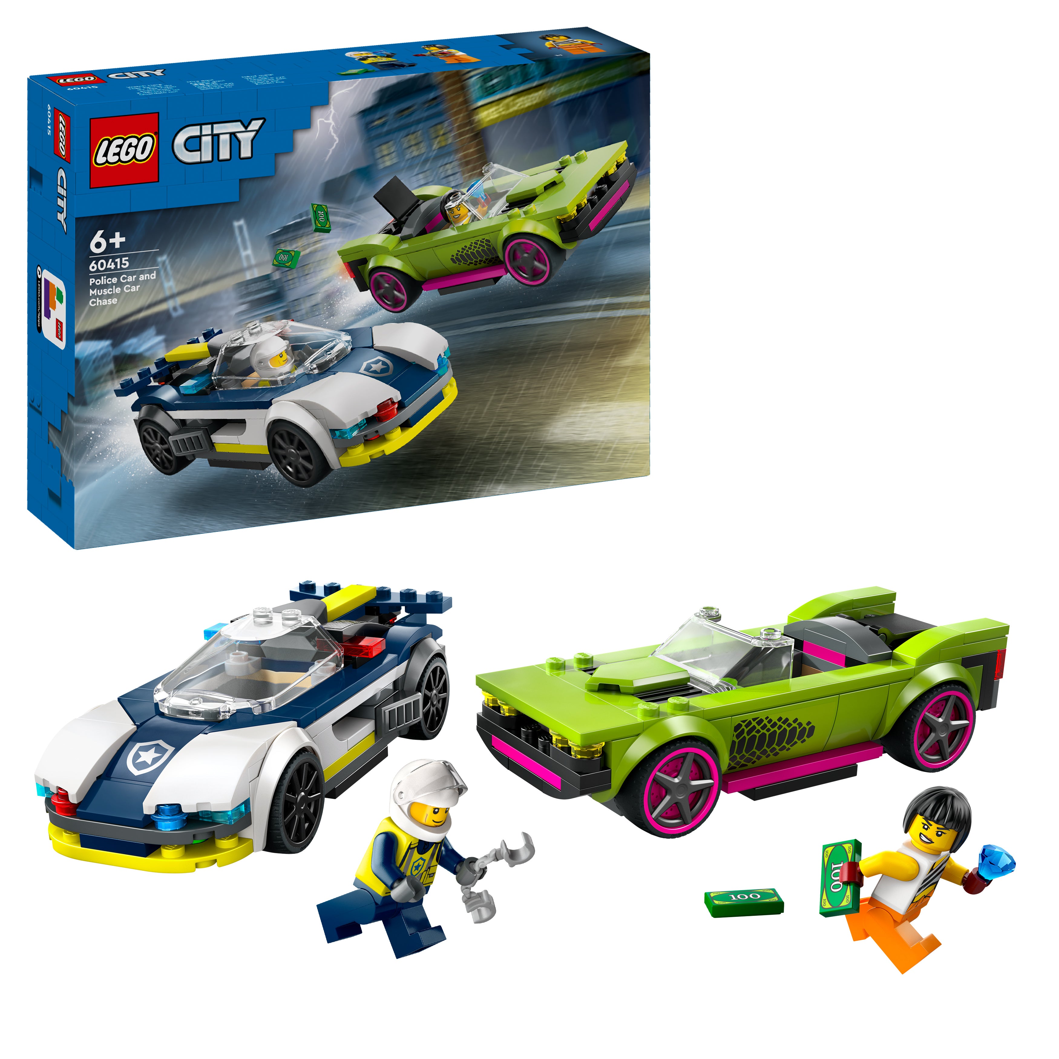 LEGO City Verfolgungsjagd mit Polizeiauto 60415 - Bild 6