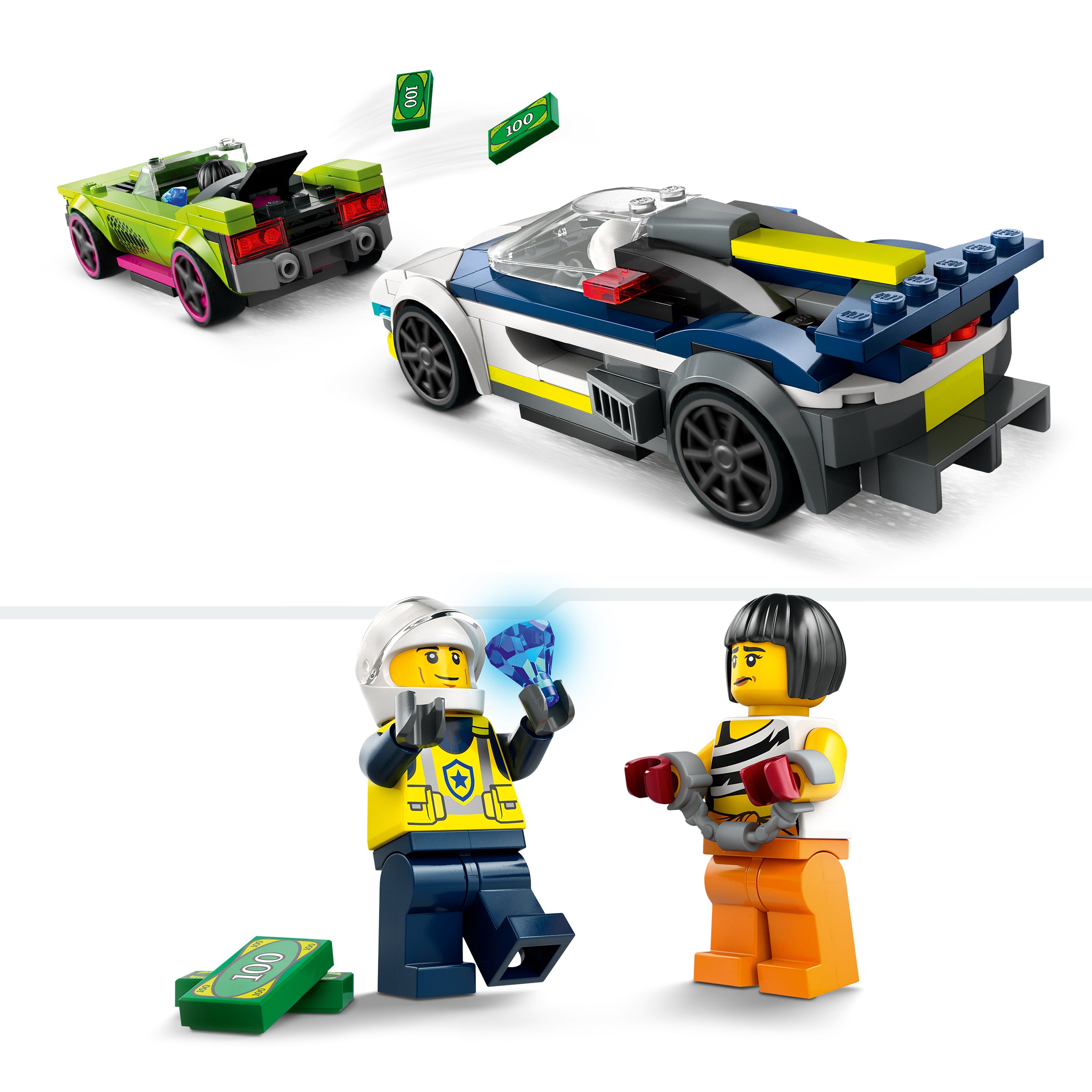 LEGO City Verfolgungsjagd mit Polizeiauto 60415 - Bild 5