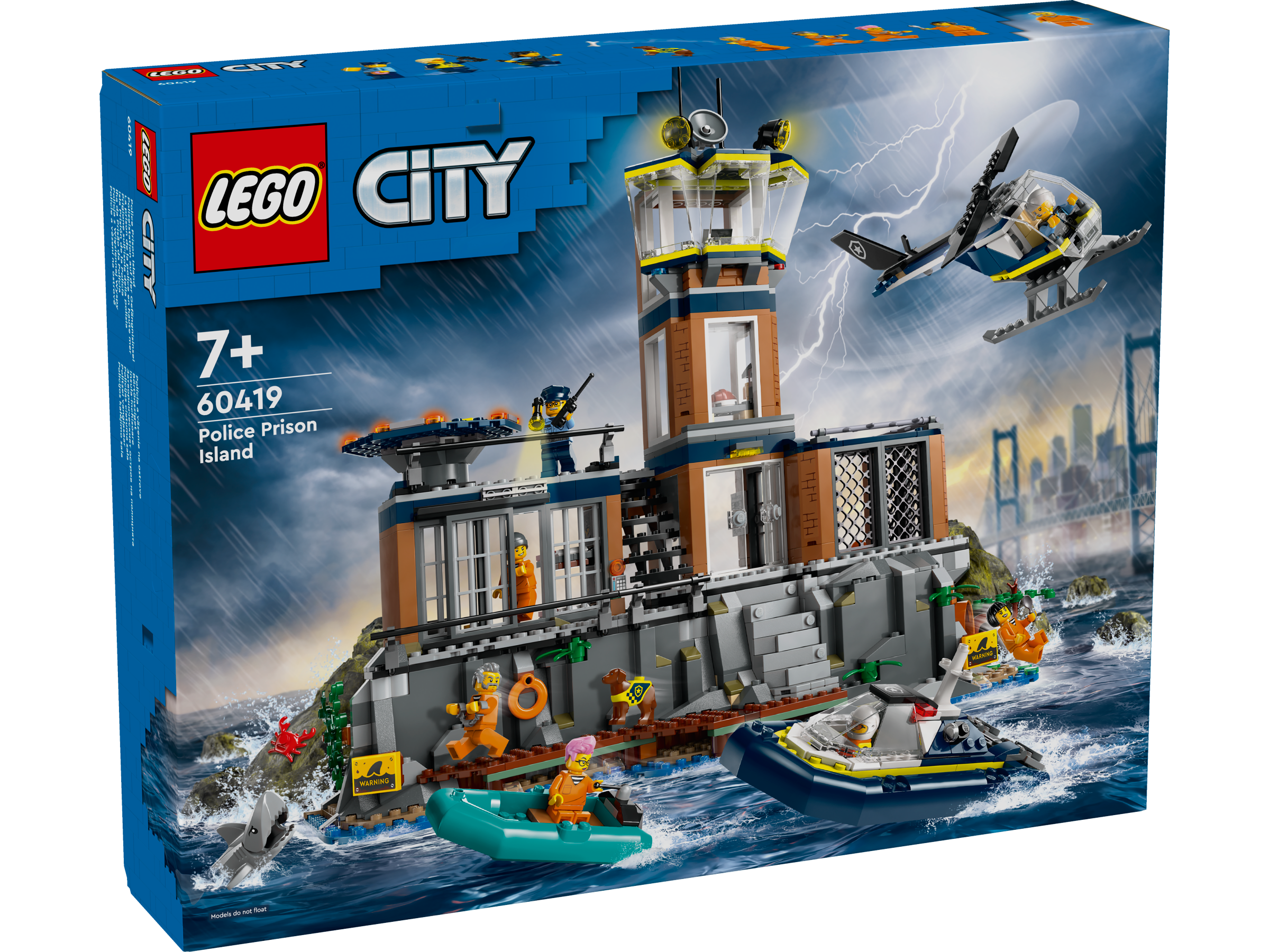 LEGO City Polizeistation auf der Gefängnisinsel 60419 - Bild 1