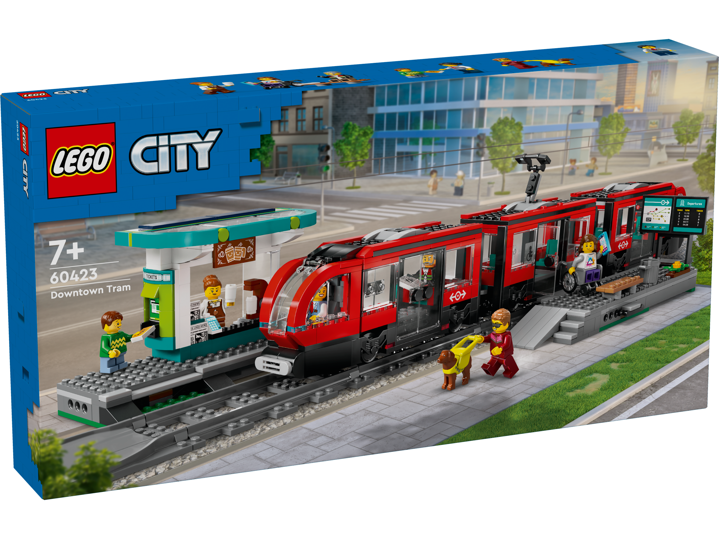 LEGO City Strassenbahn mit Haltestelle 60423 - Bild 1