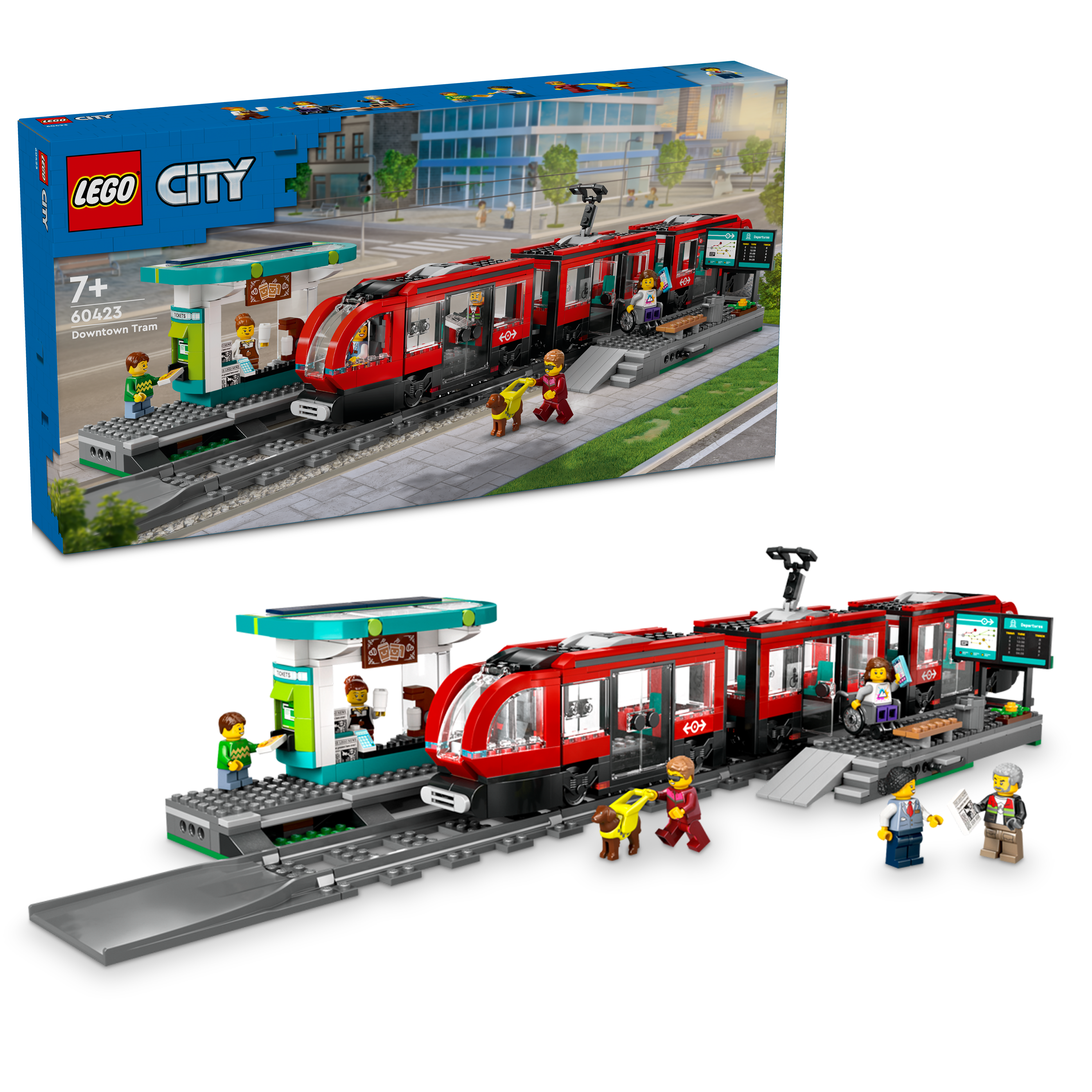 LEGO City Strassenbahn mit Haltestelle 60423 - Bild 8