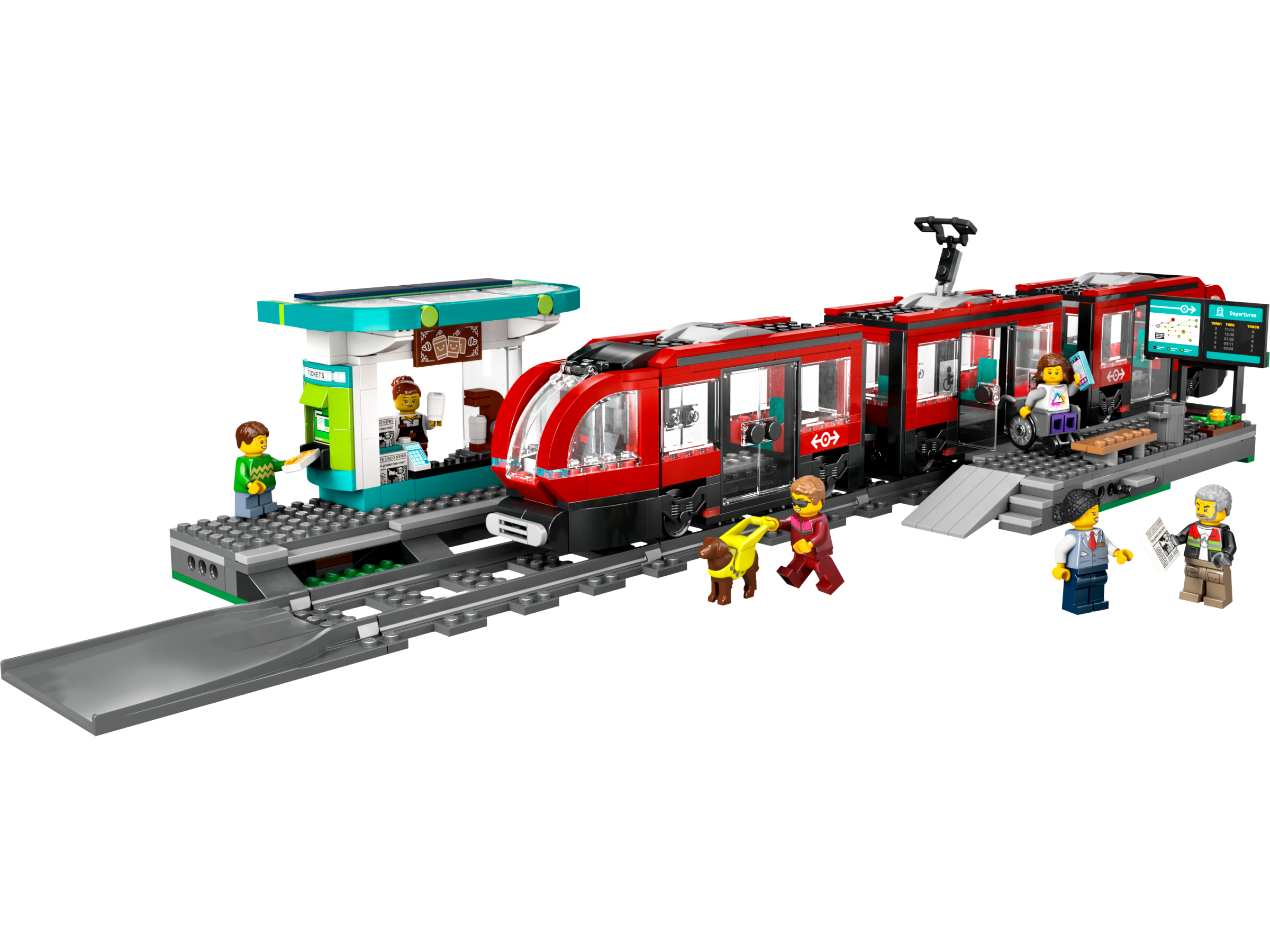 LEGO City Strassenbahn mit Haltestelle 60423 - Bild 2