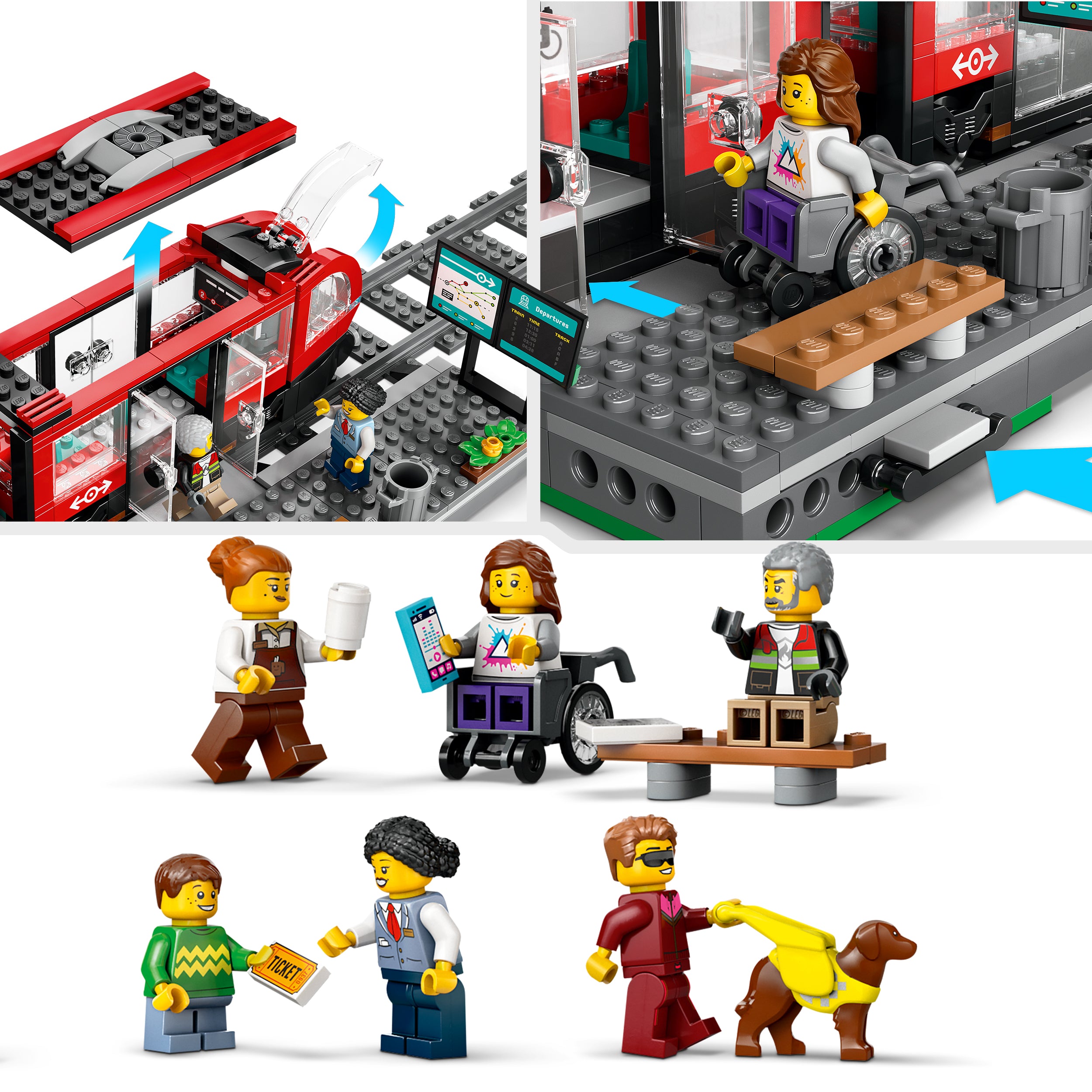 LEGO City Strassenbahn mit Haltestelle 60423 - Bild 7