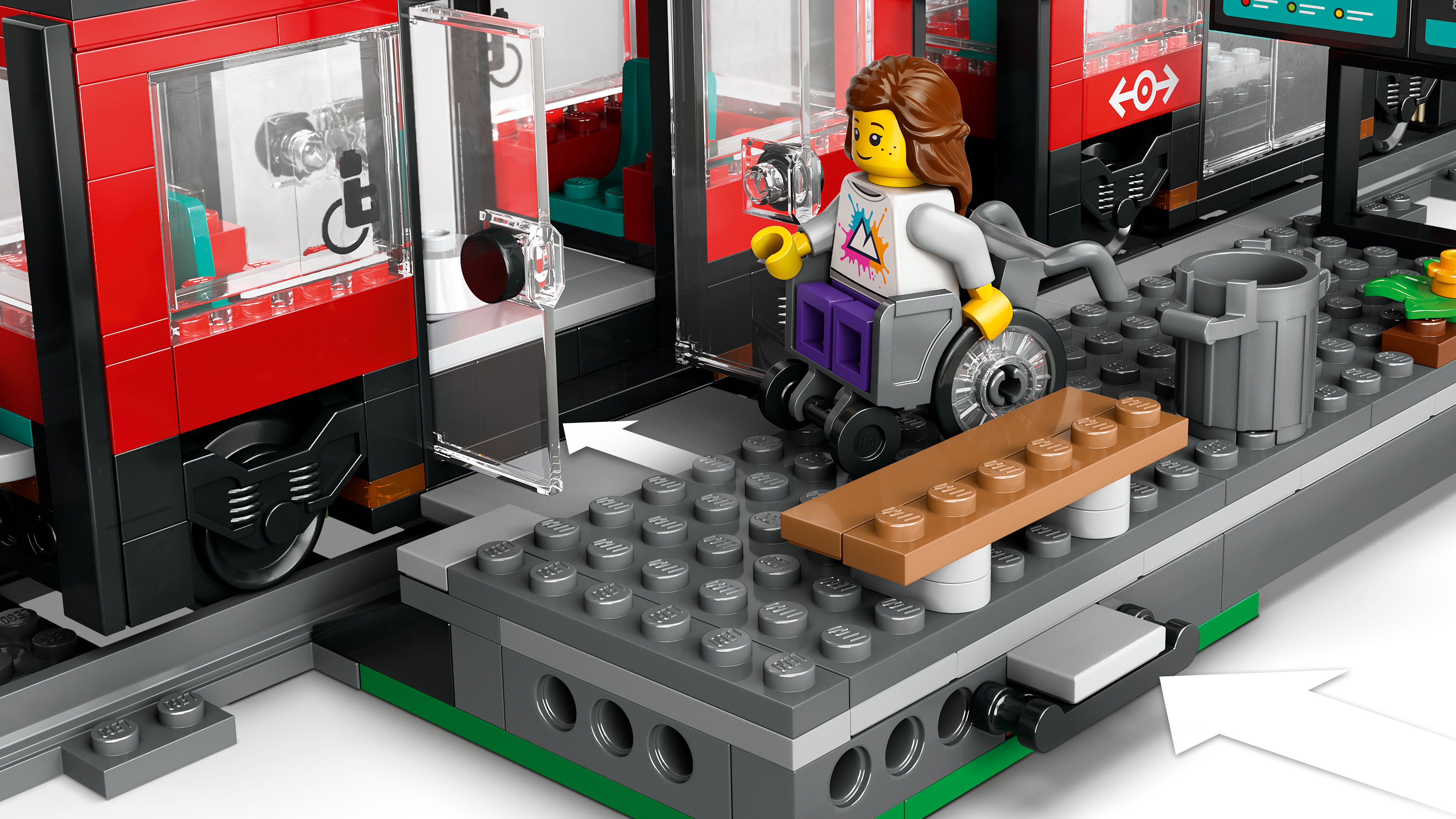 LEGO City Strassenbahn mit Haltestelle 60423 - Bild 6