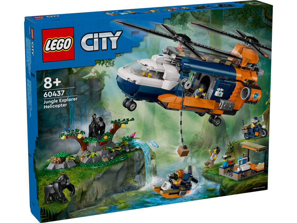 LEGO  City Dschungelforscher - Hubschrauber 60437