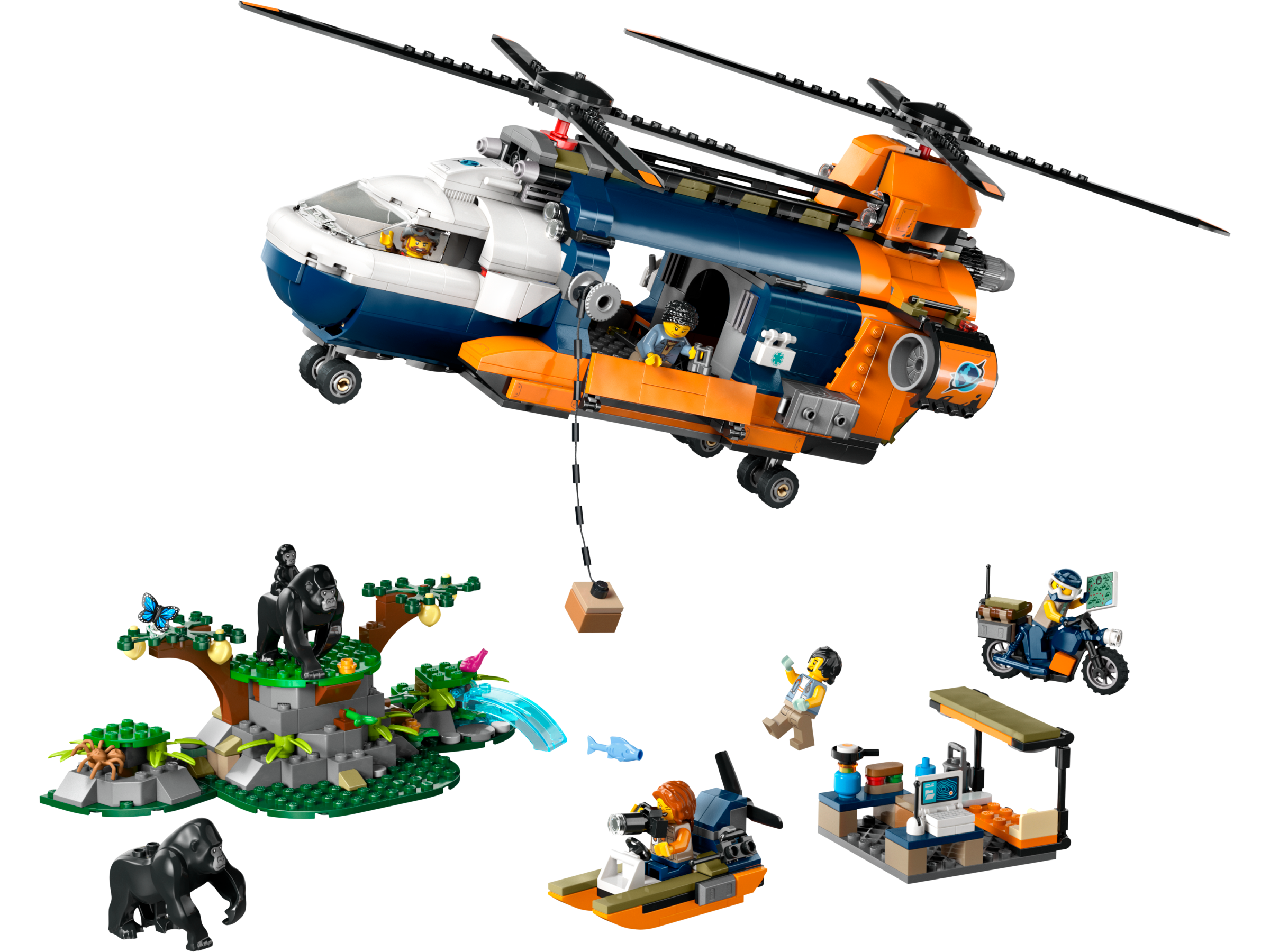 LEGO  City Dschungelforscher - Hubschrauber 60437 - Bild 2