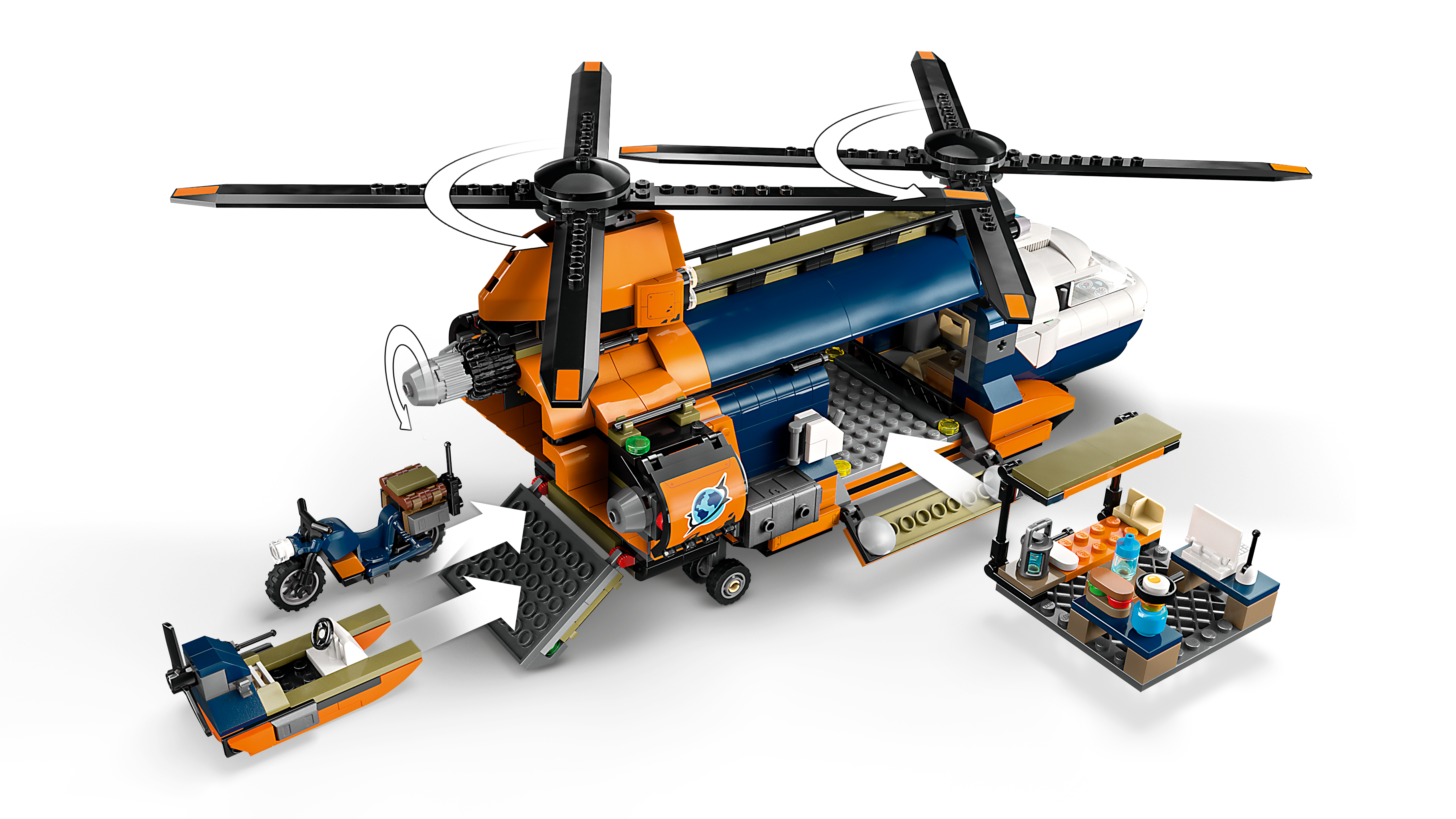 LEGO  City Dschungelforscher - Hubschrauber 60437 - Bild 5
