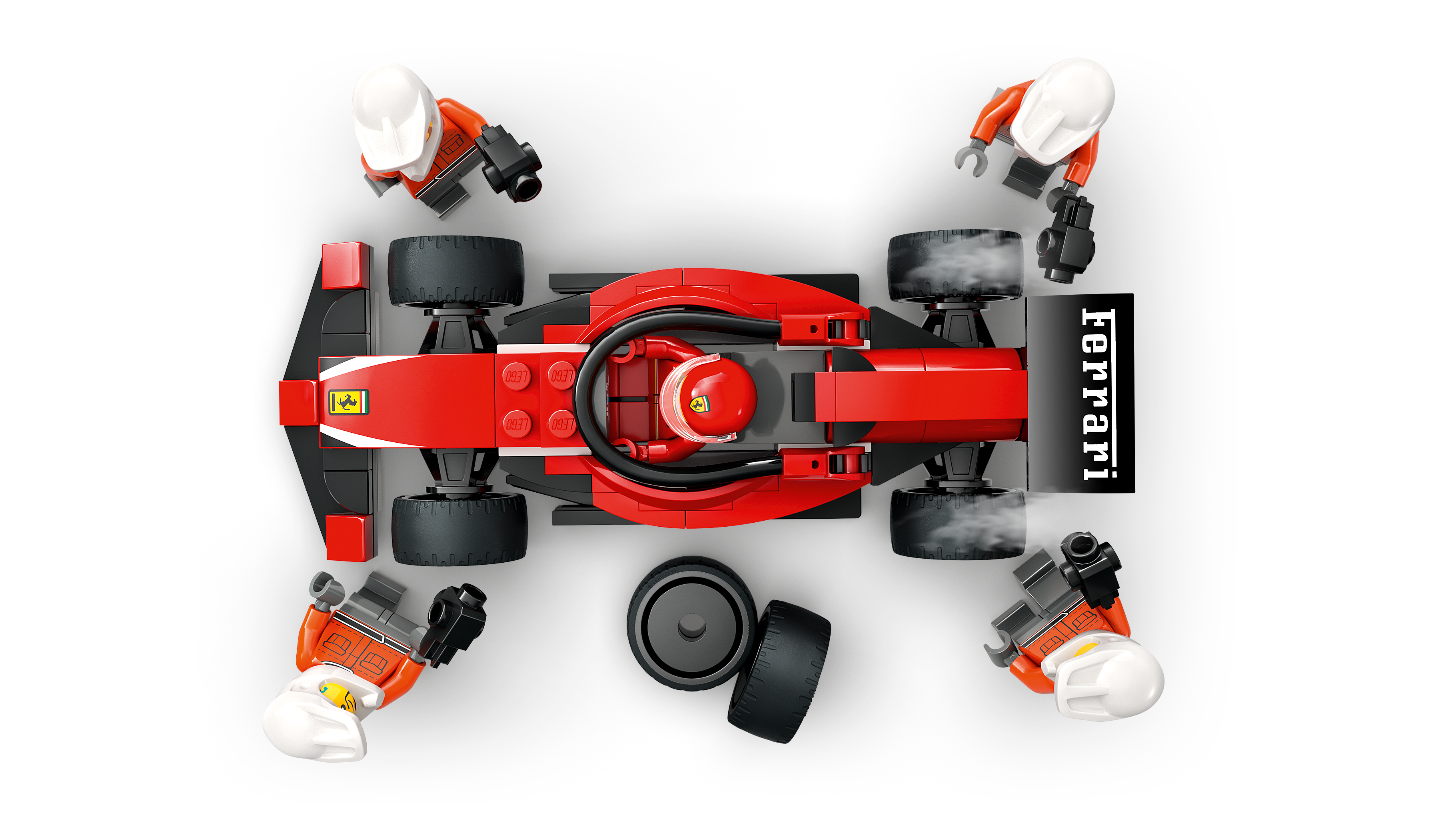 LEGO City F1® Boxenstopp mit Boxencrew und Ferrari Flitzer 60443 - Bild 4