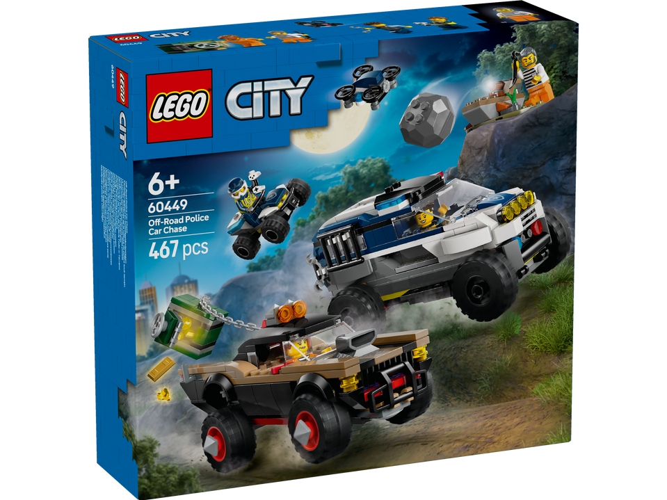 LEGO City Verfolgungsjagd im Polizeigeländewagen 60449