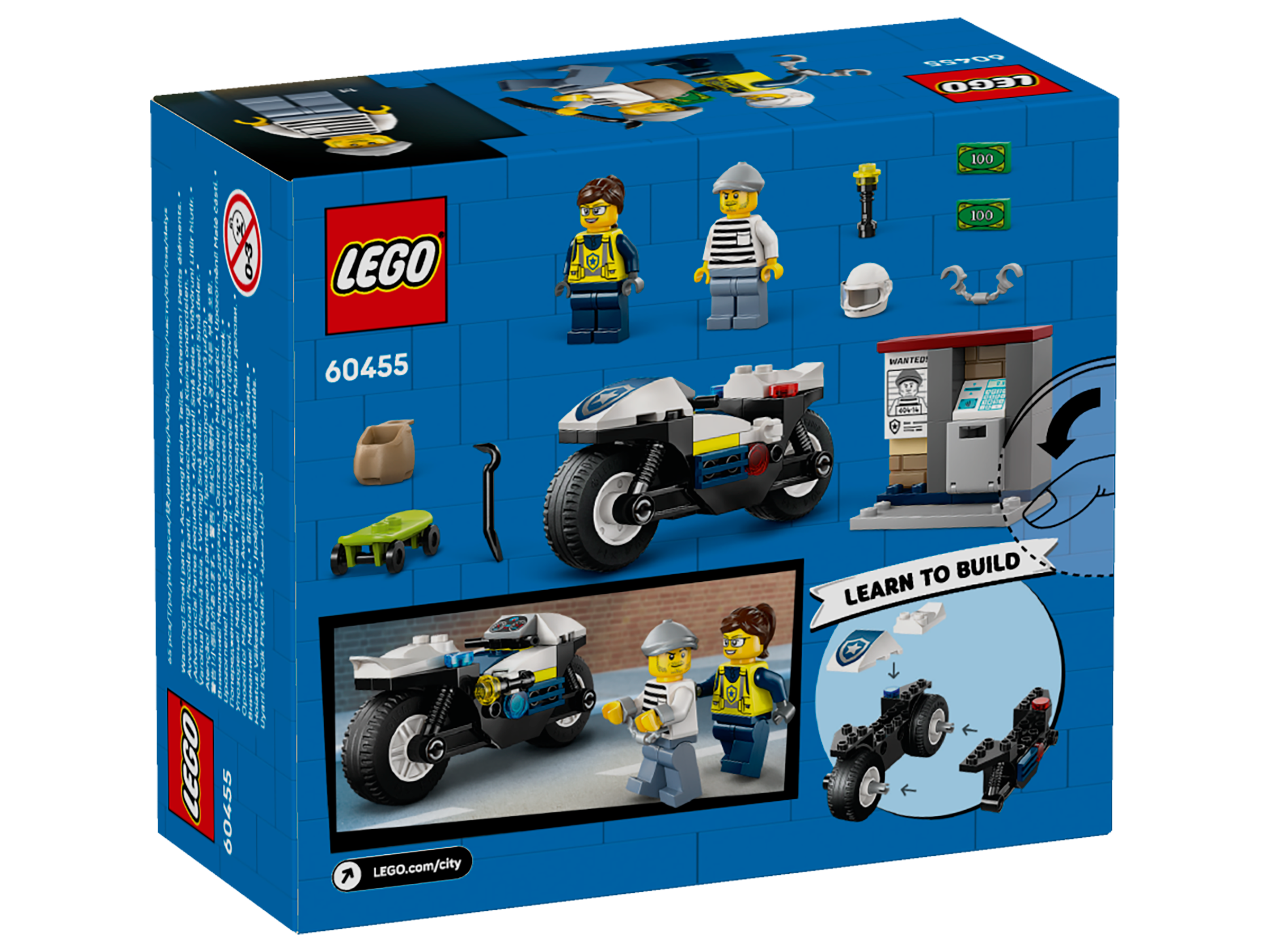 LEGO City Verfolgungsjagd mit dem Polizeimotorrad 60455 - Bild 6