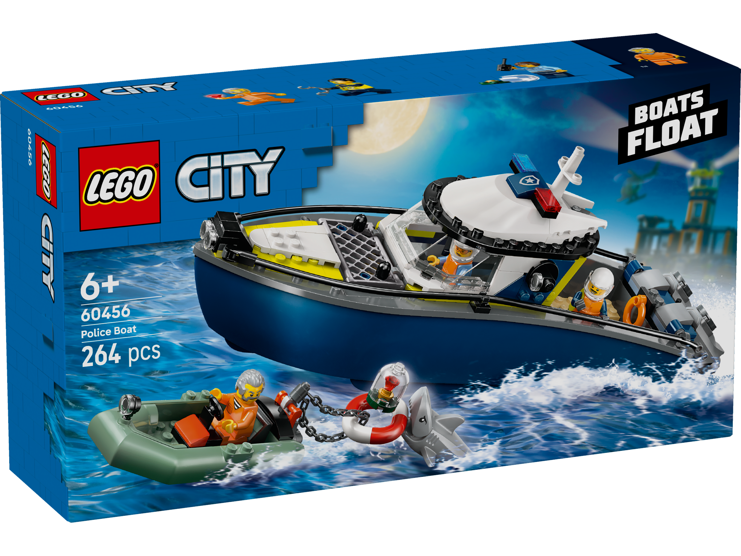 LEGO City Verfolgungsjagd im Polizeiboot 60456 - Bild 1