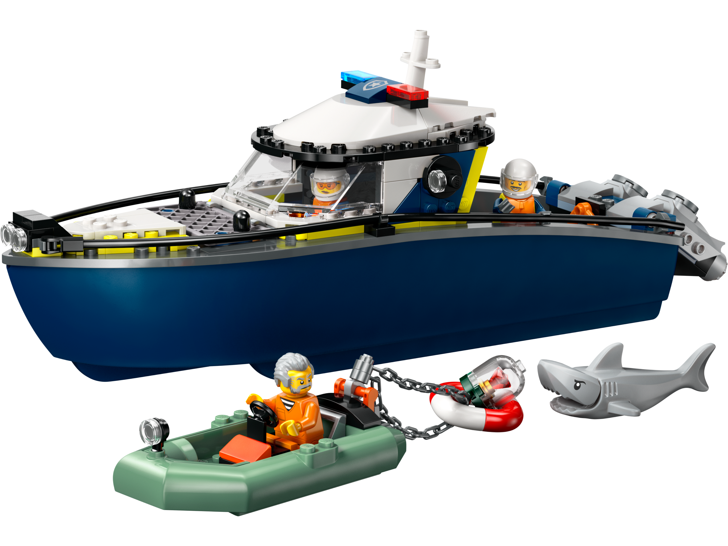 LEGO City Verfolgungsjagd im Polizeiboot 60456 - Bild 2