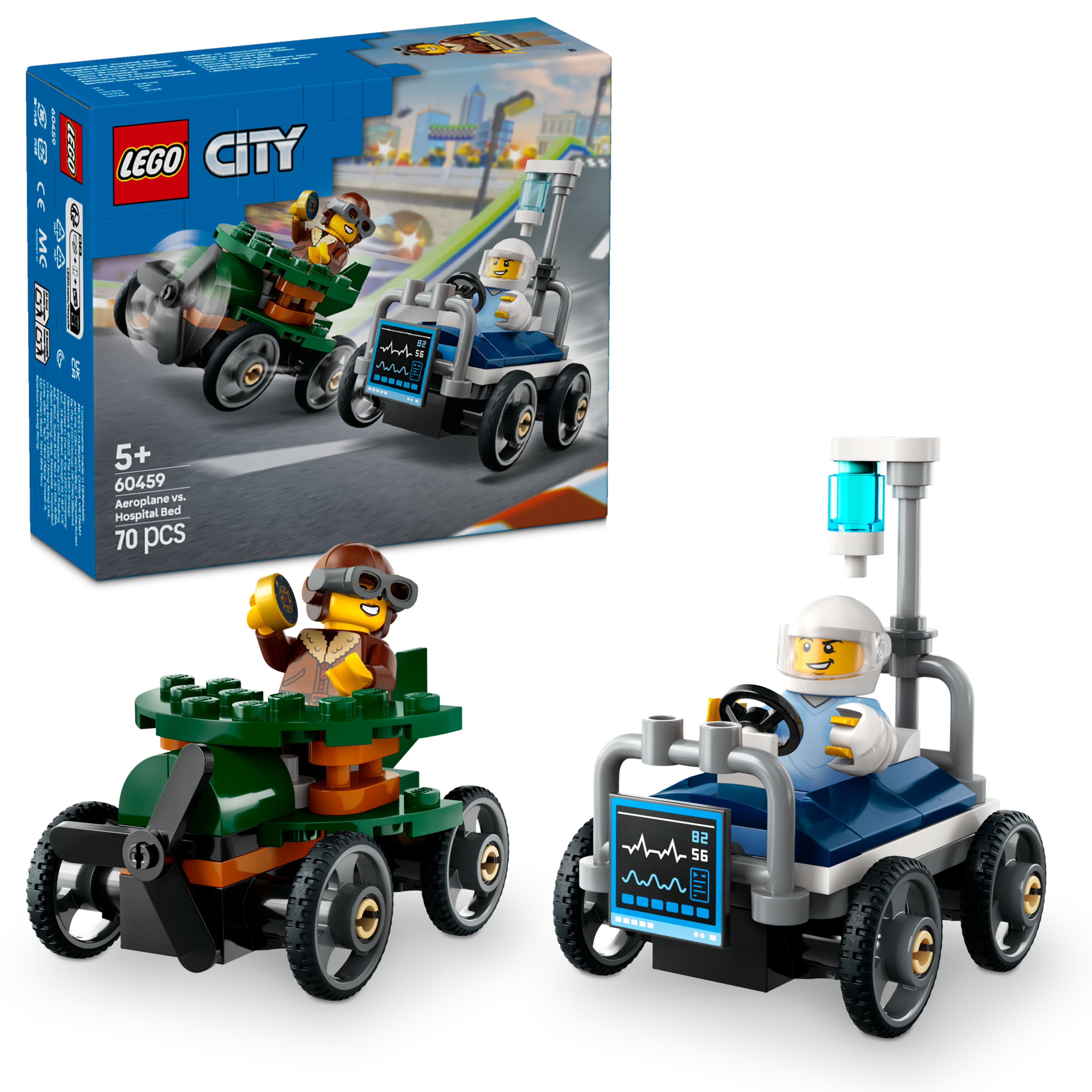 LEGO City  Flugzeug vs. Krankenhausbett 60459 - Bild 3
