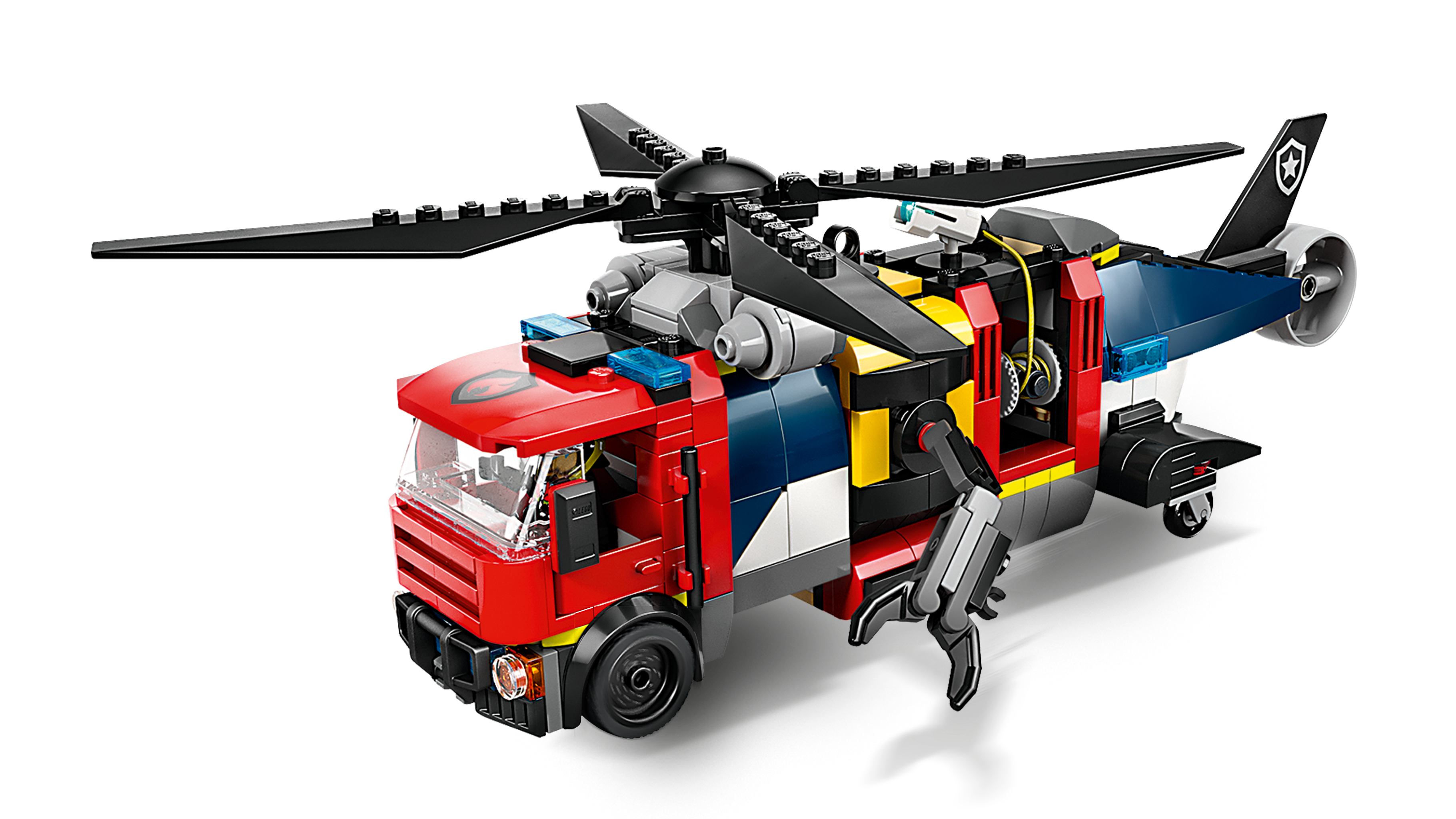 LEGO City Kombinationsset mit Hubschrauber, Löschauto und U-Boot 60462 - Bild 6