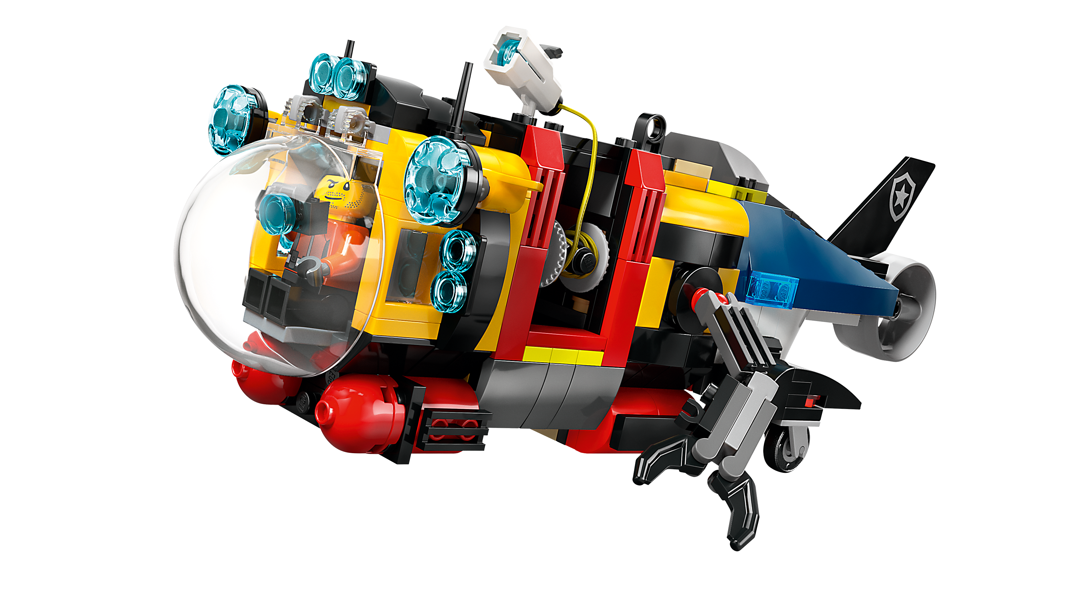 LEGO City Kombinationsset mit Hubschrauber, Löschauto und U-Boot 60462 - Bild 5
