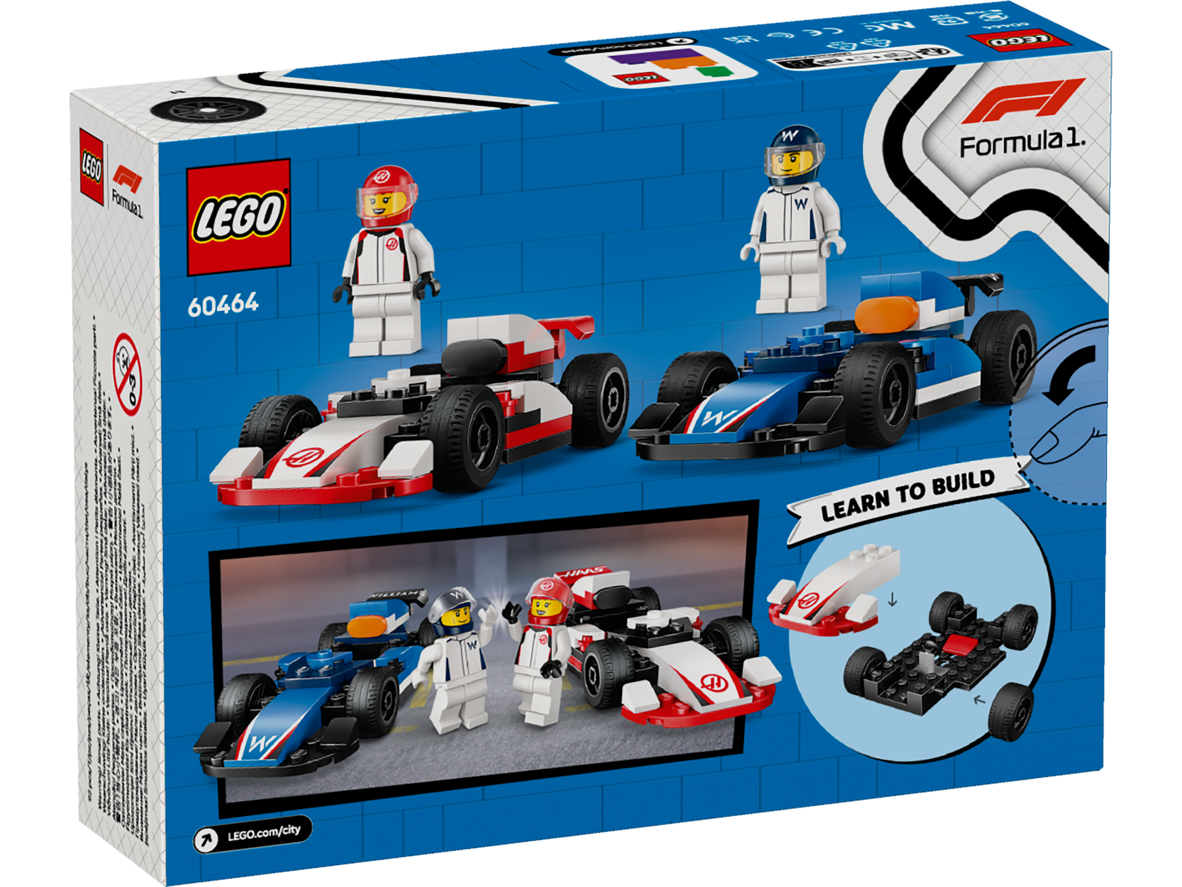 LEGO CityF1® Williams Racing + Haas F1® Rennautos 60464 - Bild 7