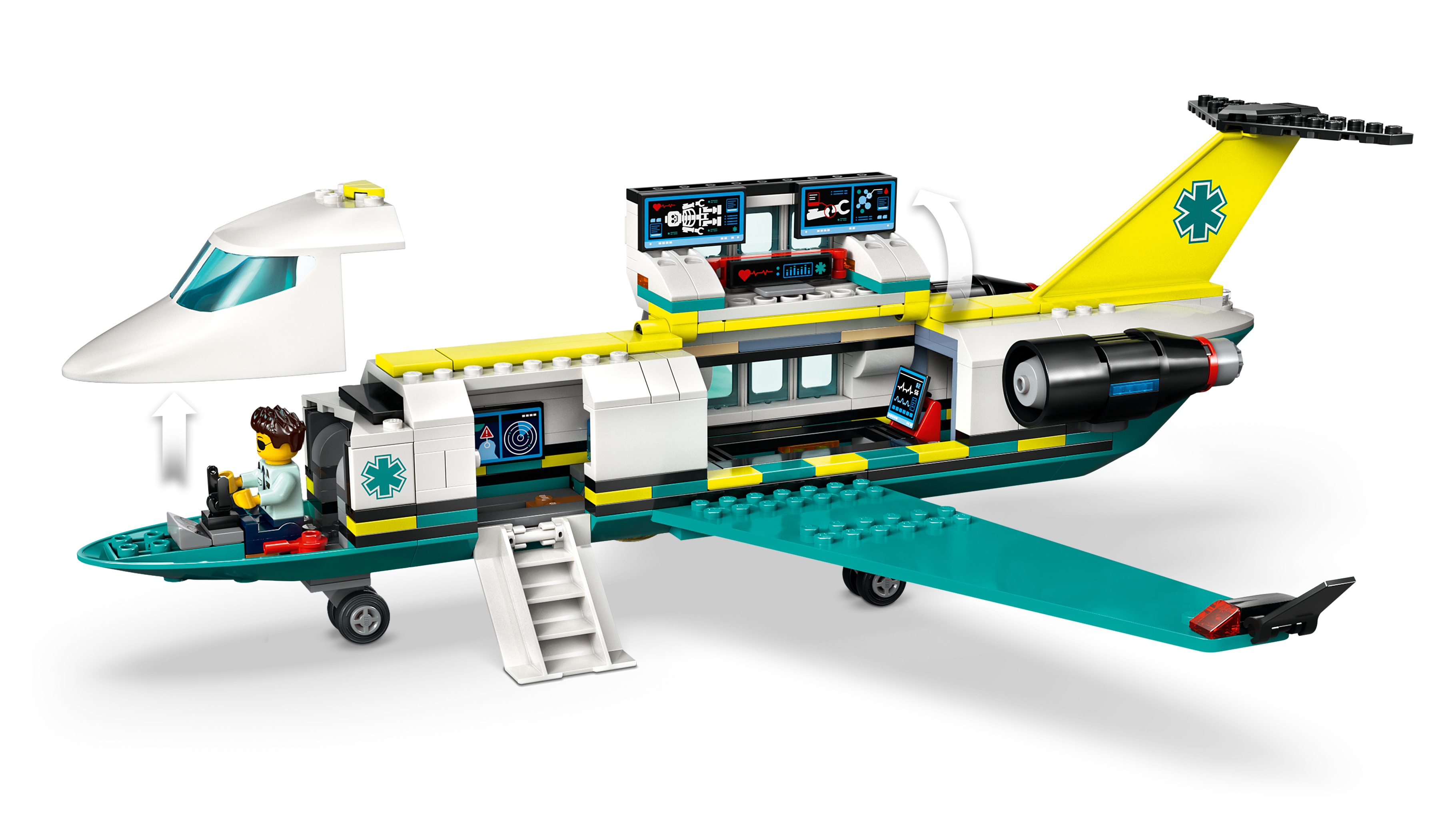 LEGO City Notfallrettungsflugzeug 60465 - Bild 4