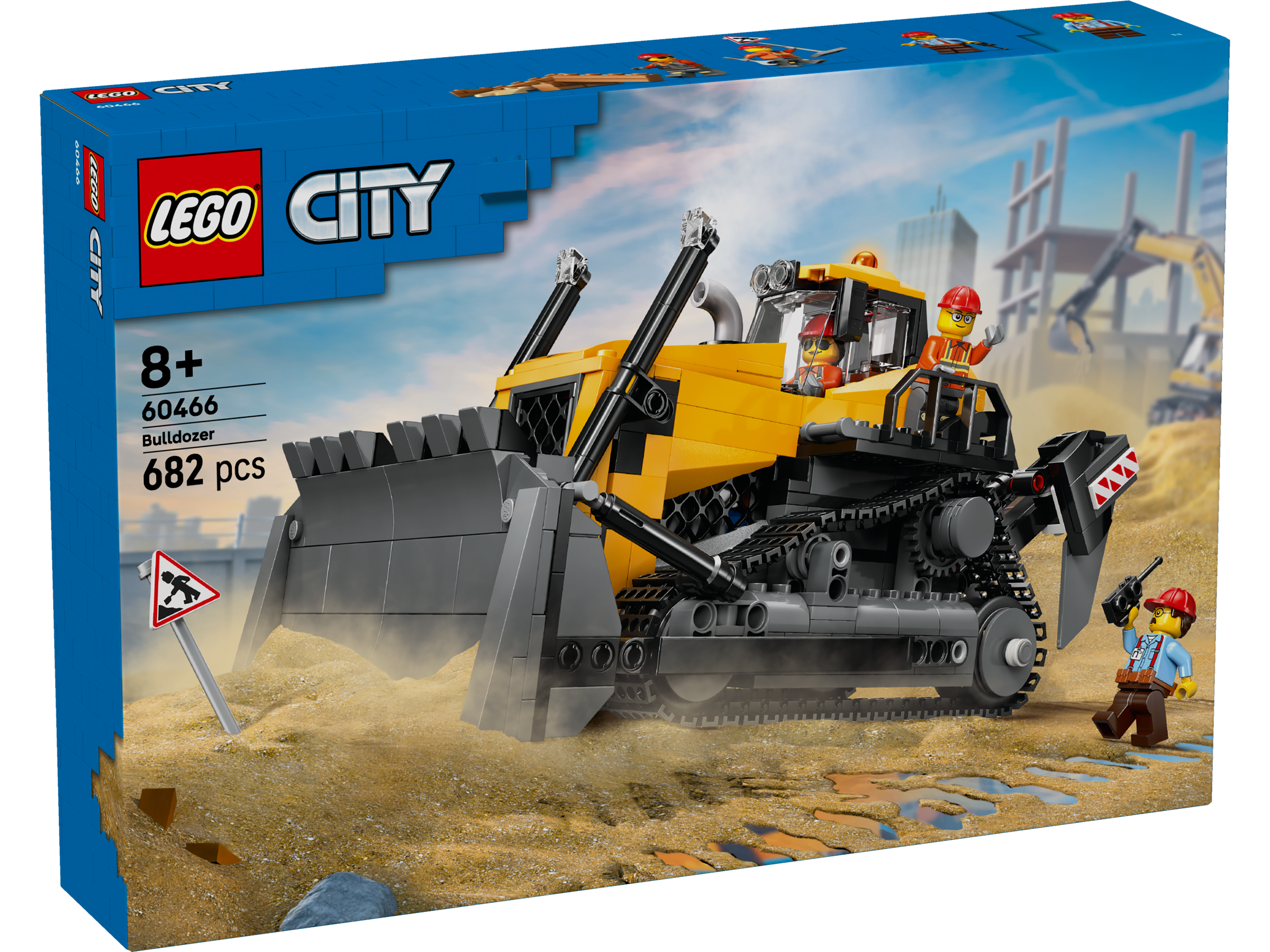 LEGO City Gelber Bulldozer 60466 - Bild 1