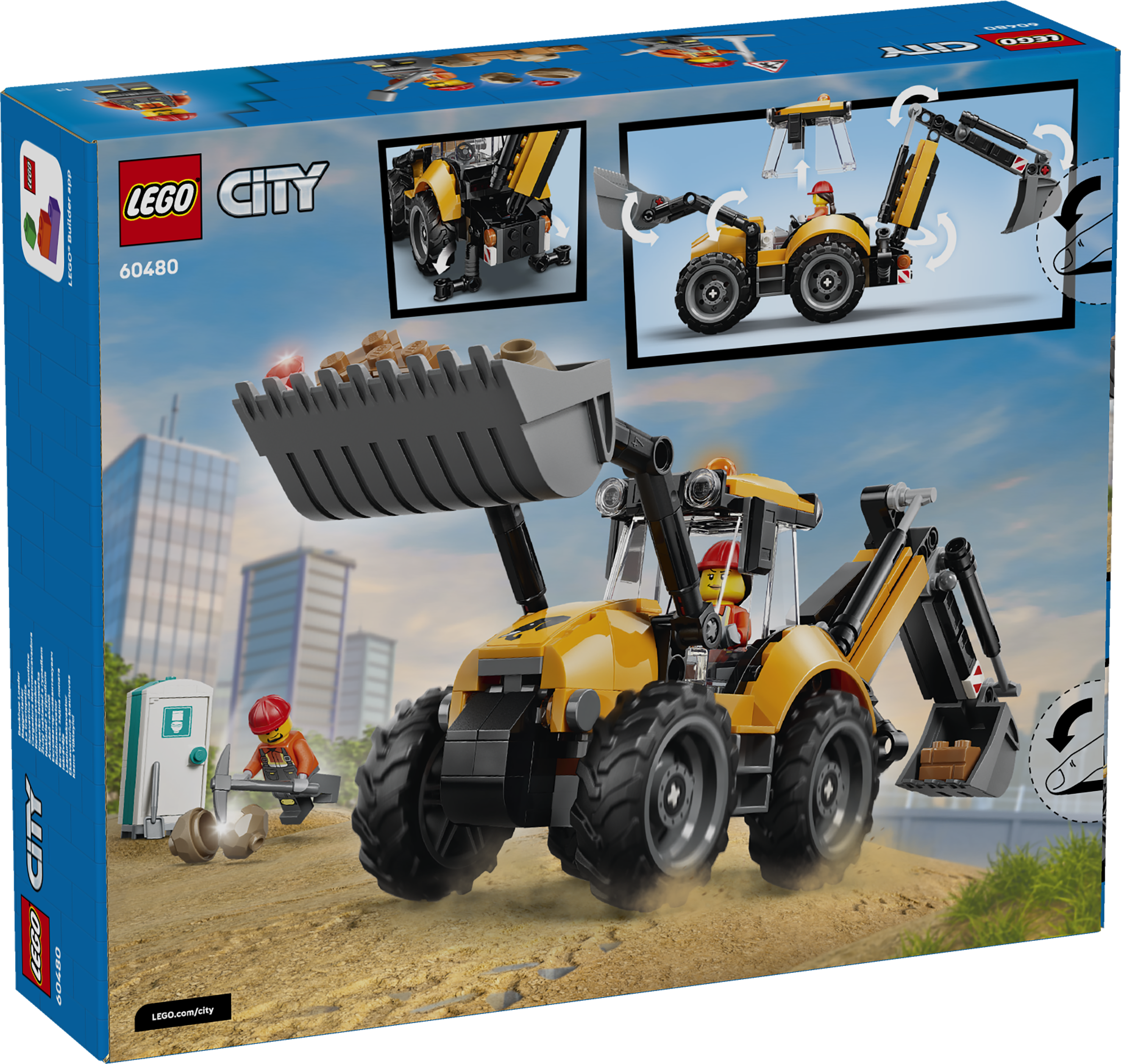 LEGO City 60480 Gelber Baggerlader - Bild 7
