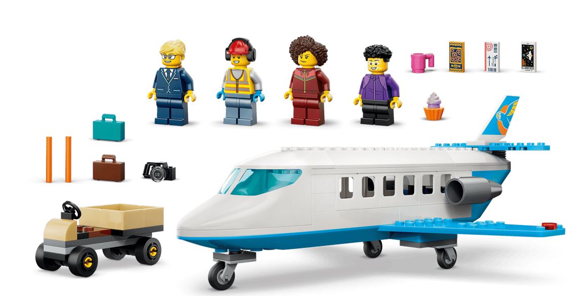 LEGO City 60492 Passagierjet - Bild 3