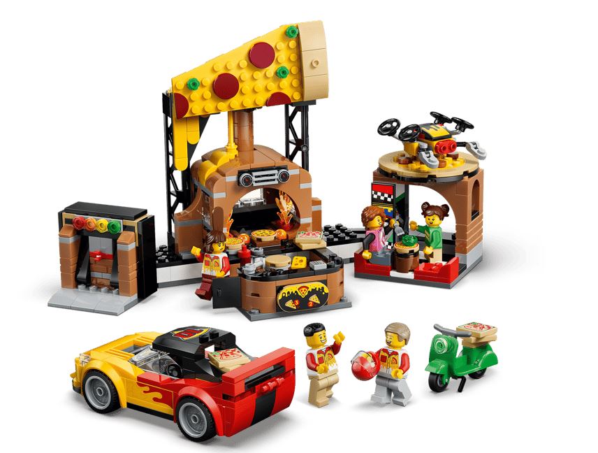 LEGO City 60496 Pizza-Liefererlebnis mit Fahrzeugen - Bild 5