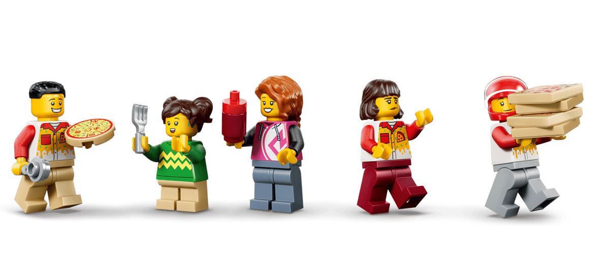 LEGO City 60496 Pizza-Liefererlebnis mit Fahrzeugen - Bild 3