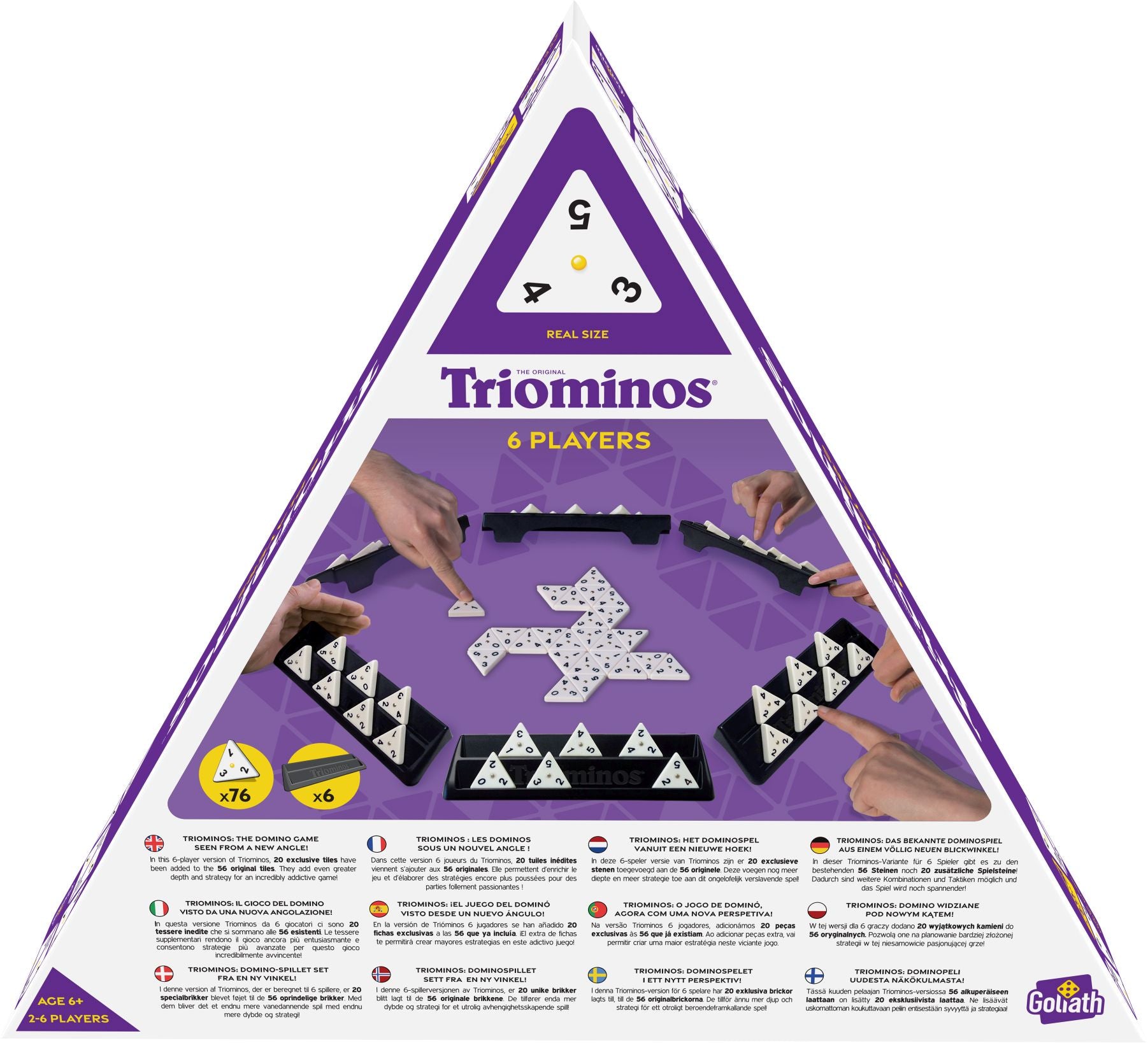 Goliath Triominos für 6 Spieler - Bild 4
