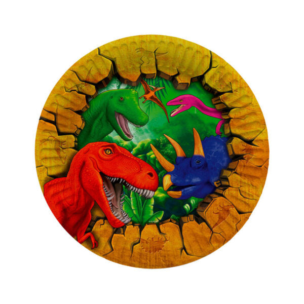 Einwegteller Dino 8 Stück - Bild 1