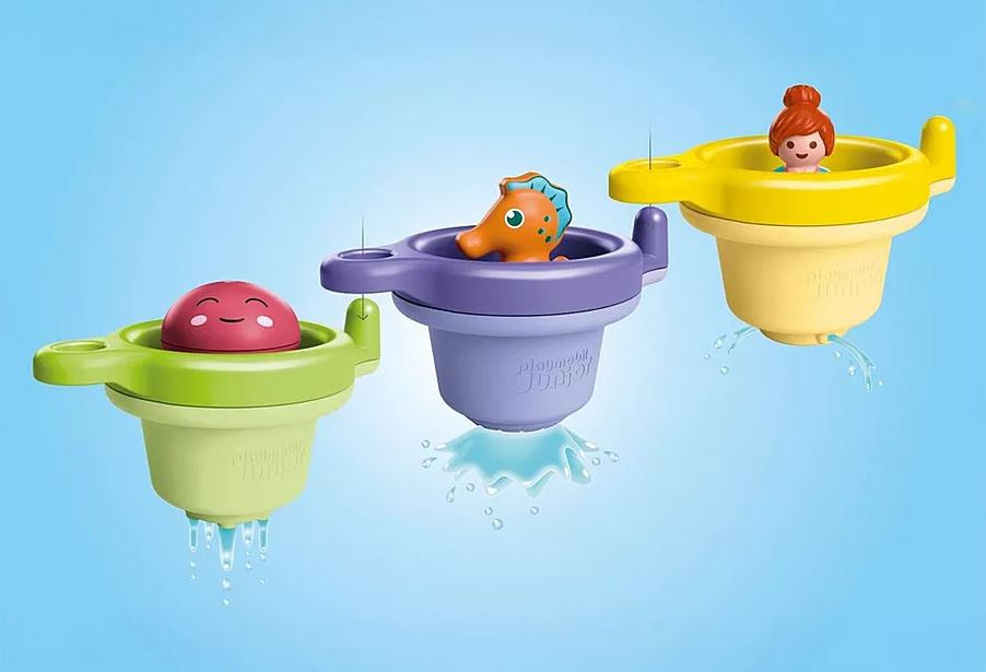 PLAYMOBILJUNIOR AQUA: Schwimmbecher mit Wasserspass 71776 - Bild 6