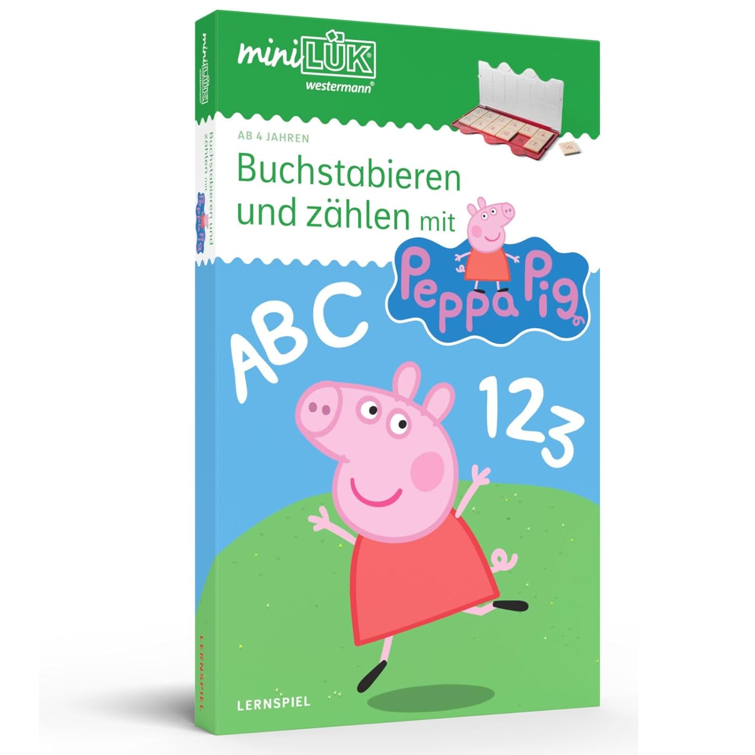 Mini Lük Set Peppa Pig buchstabieren und zählen - Bild 1