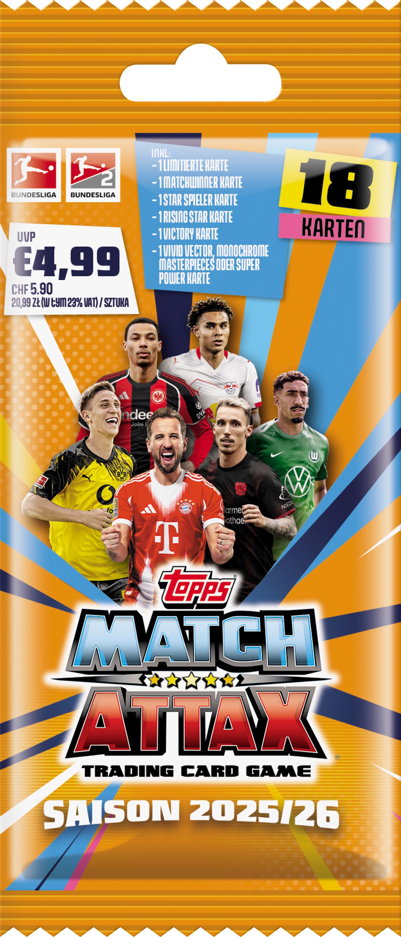 Match Attax Bundesliga 25/26 Power Pack - Bild 1